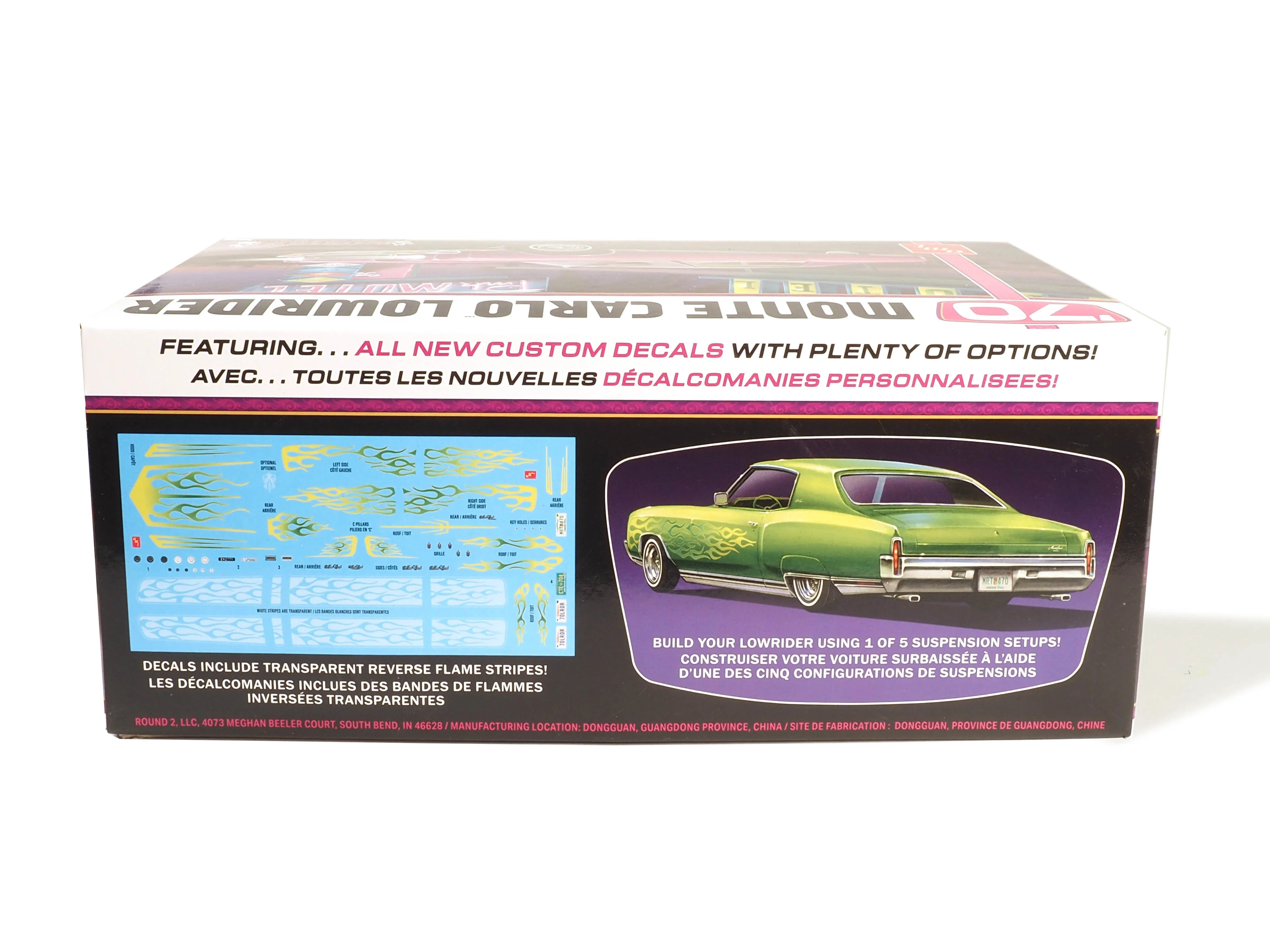 AMT 1970 Chevy Monte Carlo Lowrider 1:25 Scale Model Kit - Image 4