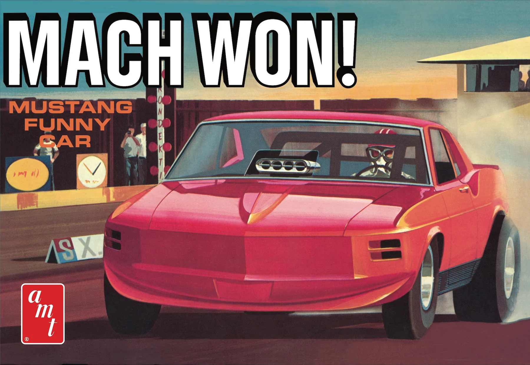 AMT 1970 Ford Mustang Funny Car Mach Won 1:25 Scale Model Kit - Image 5