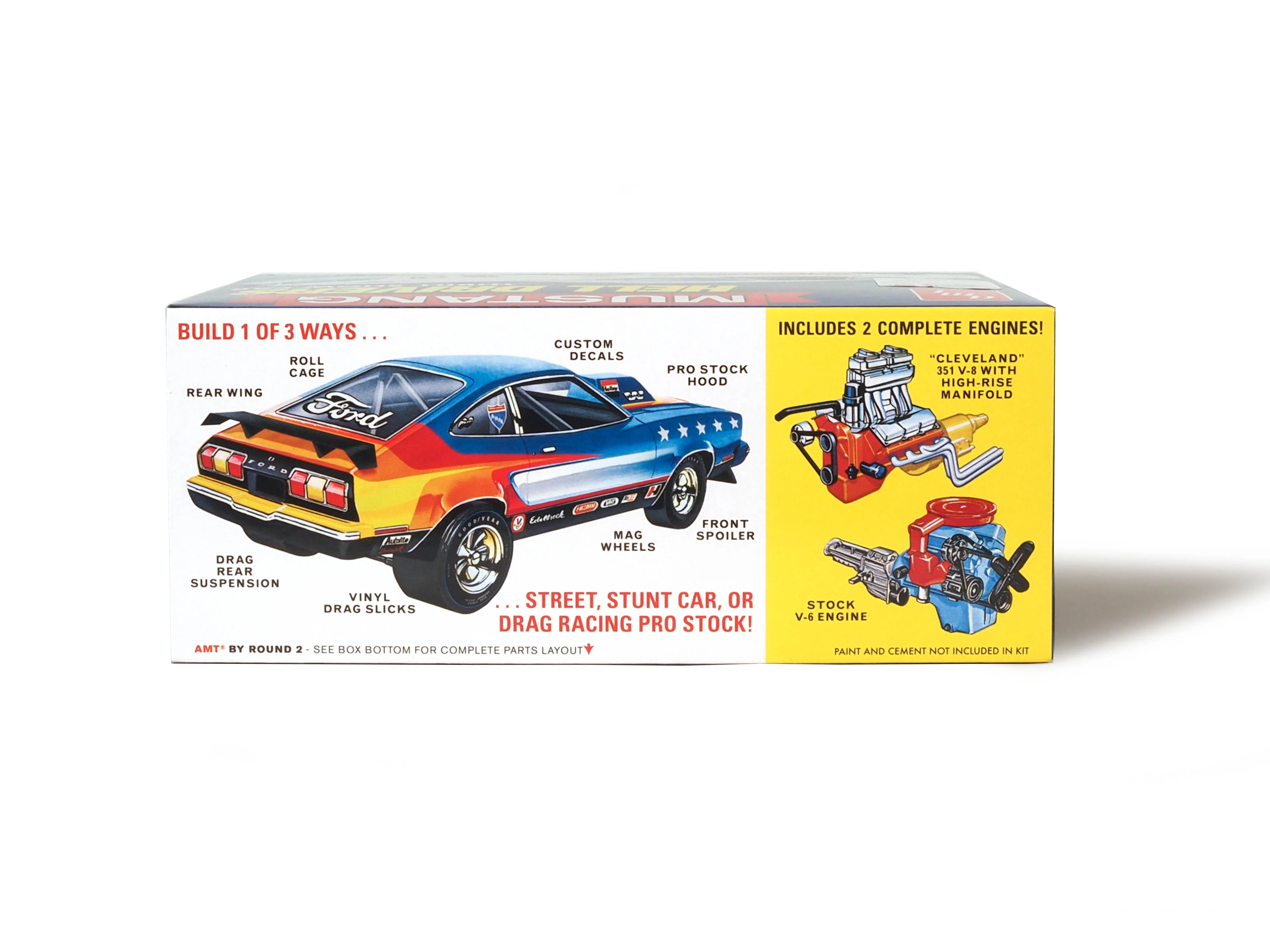 AMT 1977 Ford Mustang "Hells Drivers" 1:25 Scale Model Kit - Image 4