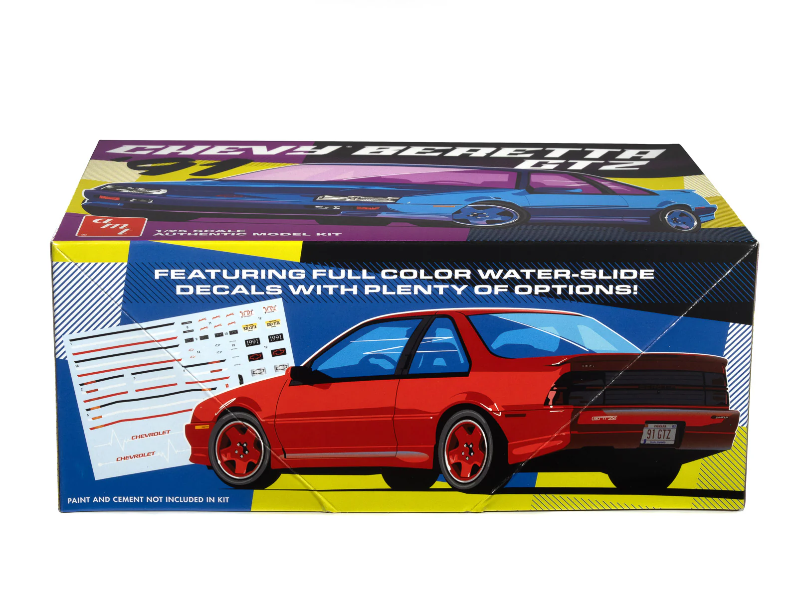 AMT 1991 Chevy Beretta GTZ 1:25 Scale Model Kit - Image 2