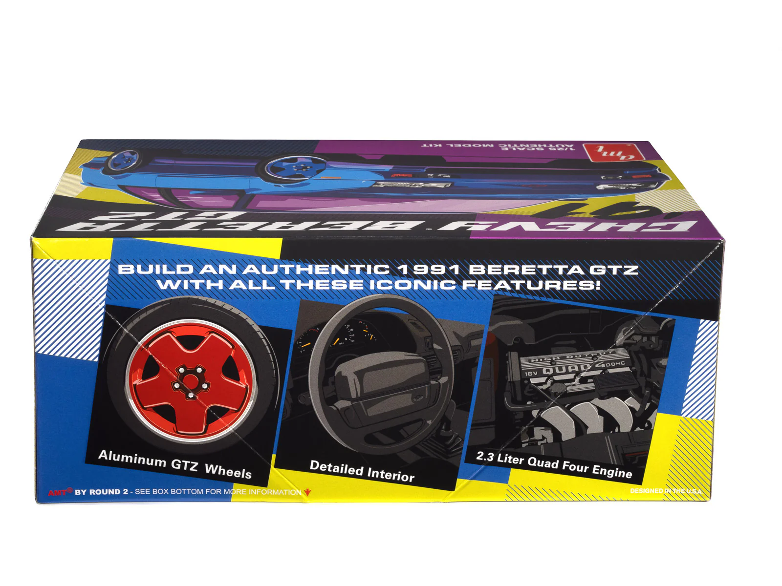 AMT 1991 Chevy Beretta GTZ 1:25 Scale Model Kit - Image 3