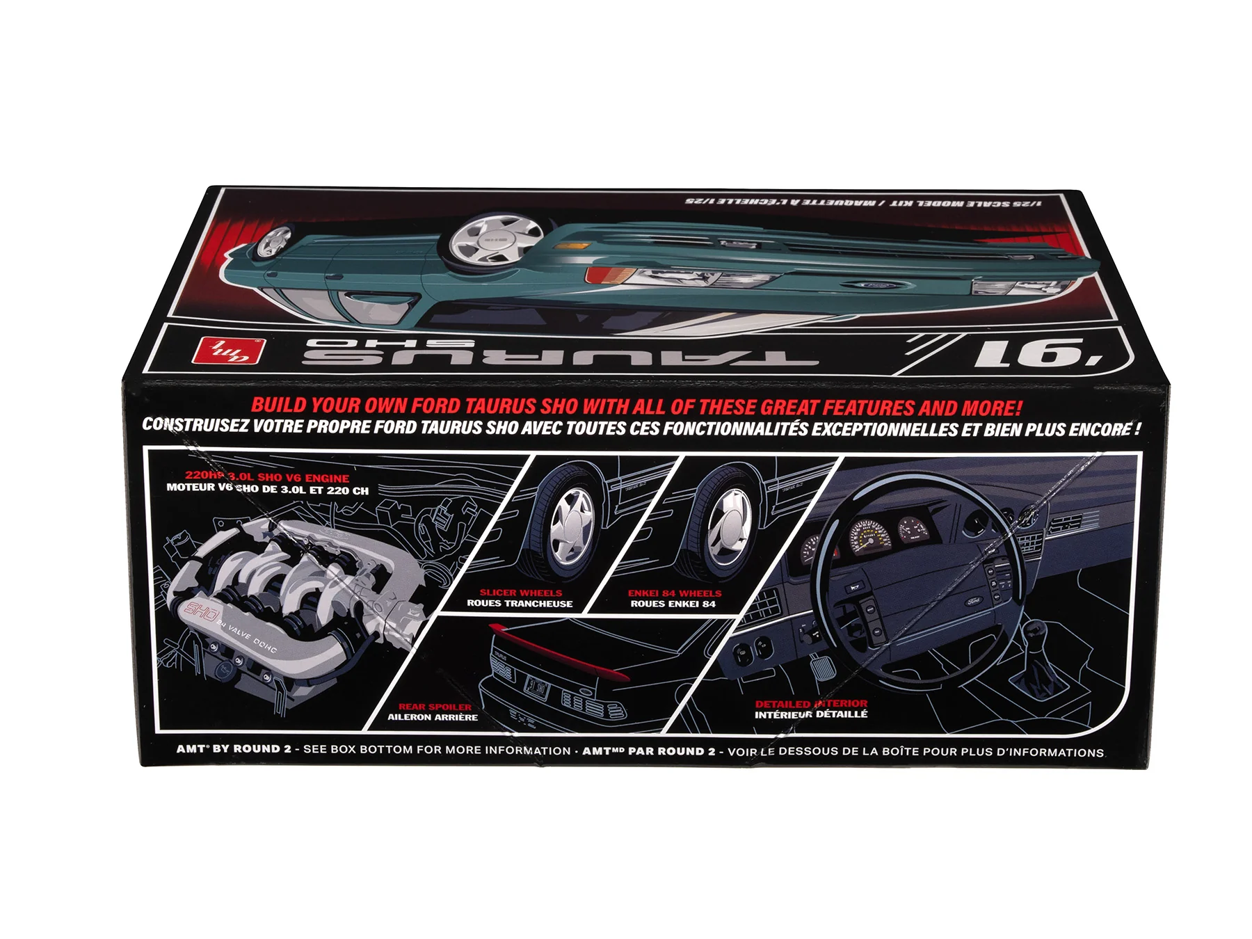 AMT 1991 Ford Taurus 1:25 Scale Model Kit - Image 2