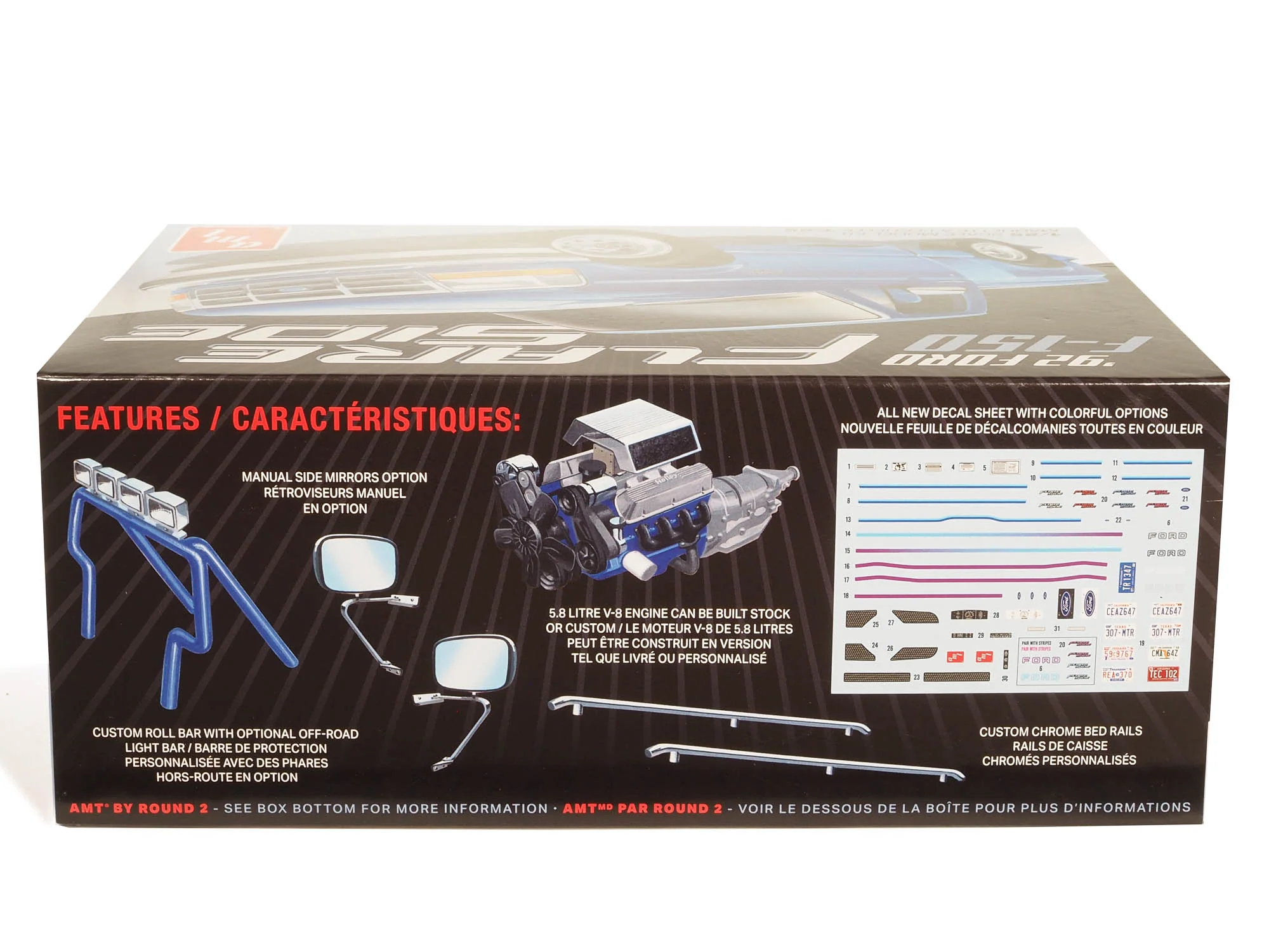 AMT 1992 Ford F-150 Flareside 1:25 Scale Model Kit - Image 3