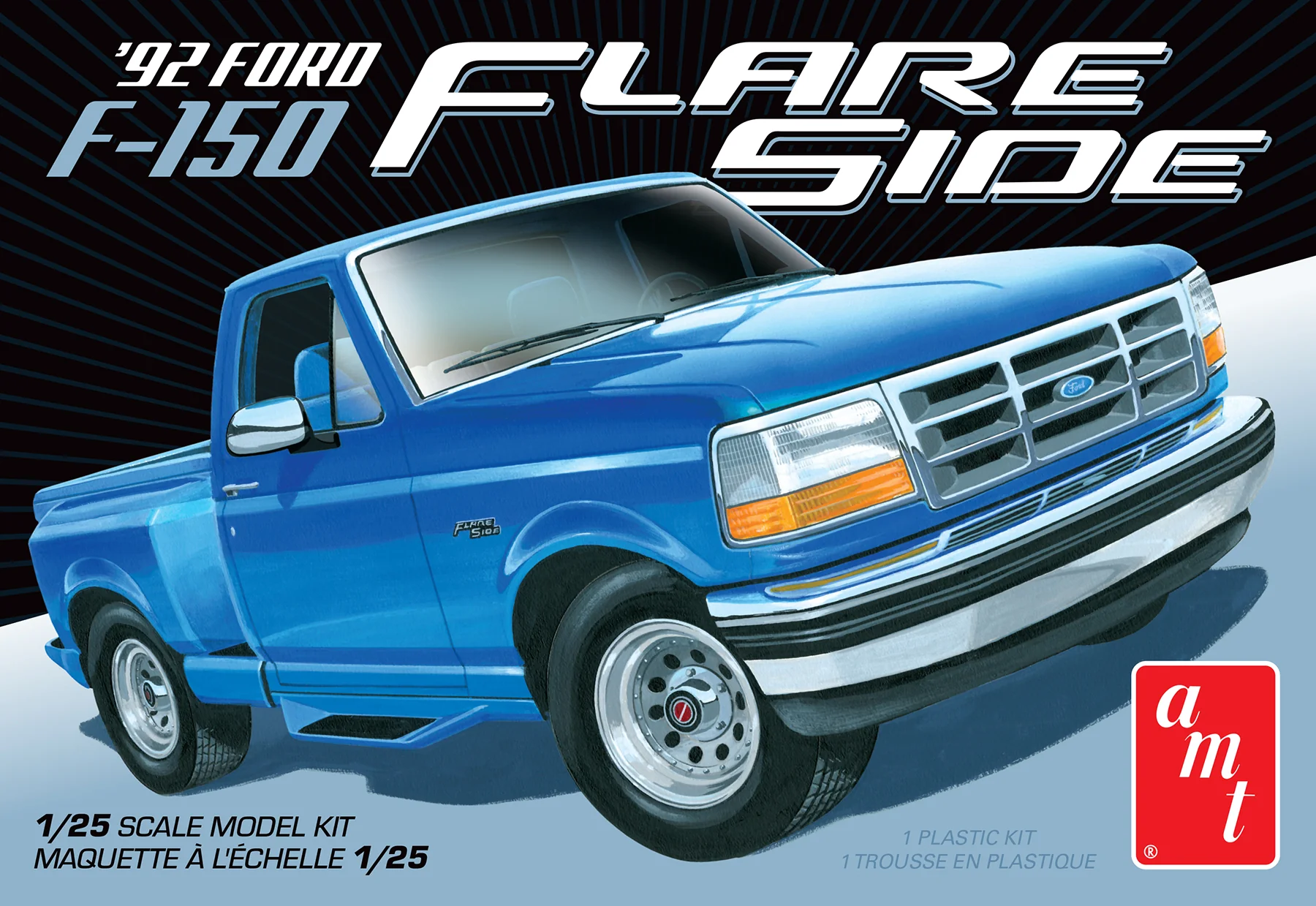 AMT 1992 Ford F-150 Flareside 1:25 Scale Model Kit - Image 7