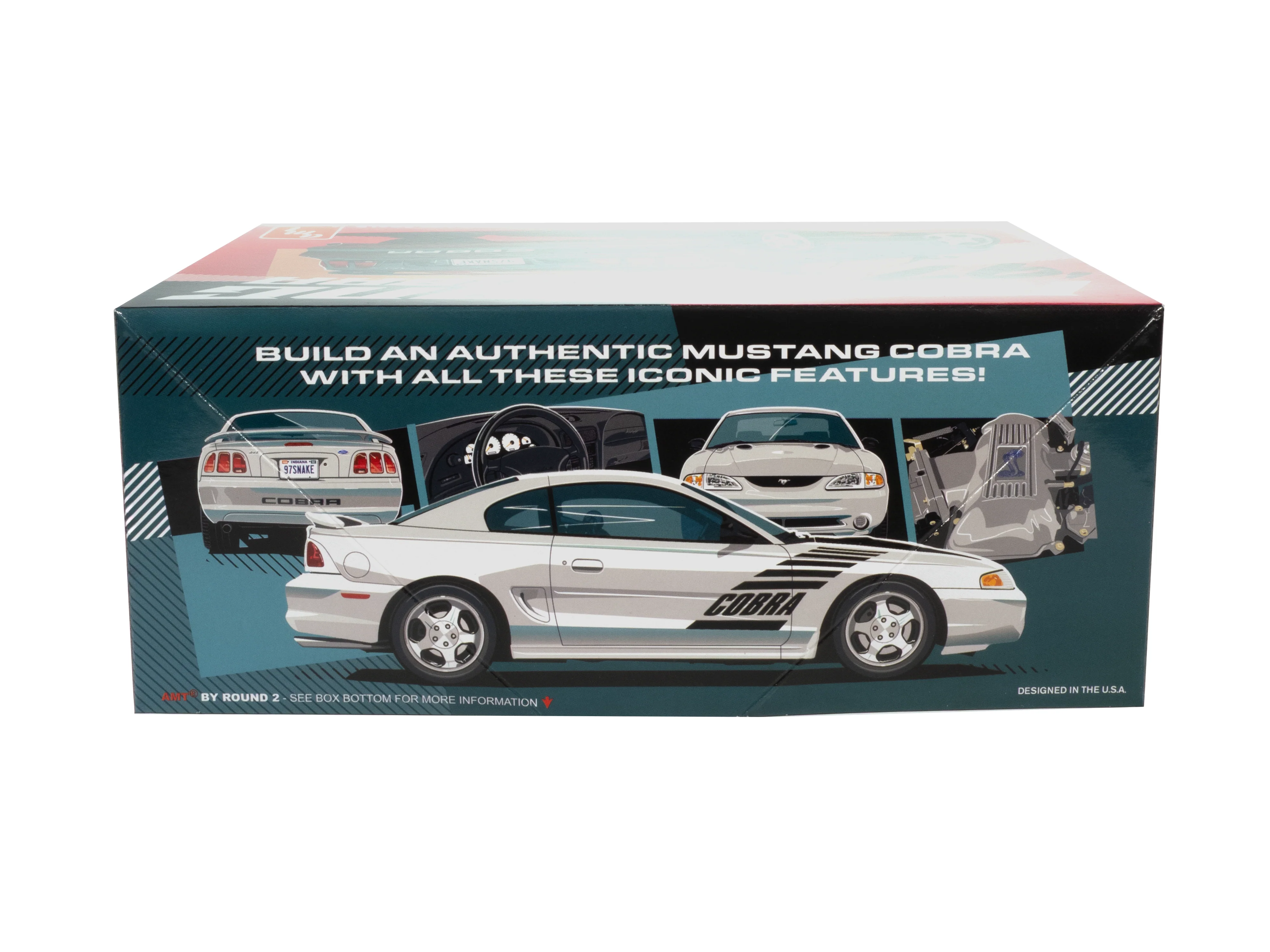 AMT 1997 Ford Mustang Cobra 1:25 Scale Model Kit - Image 4