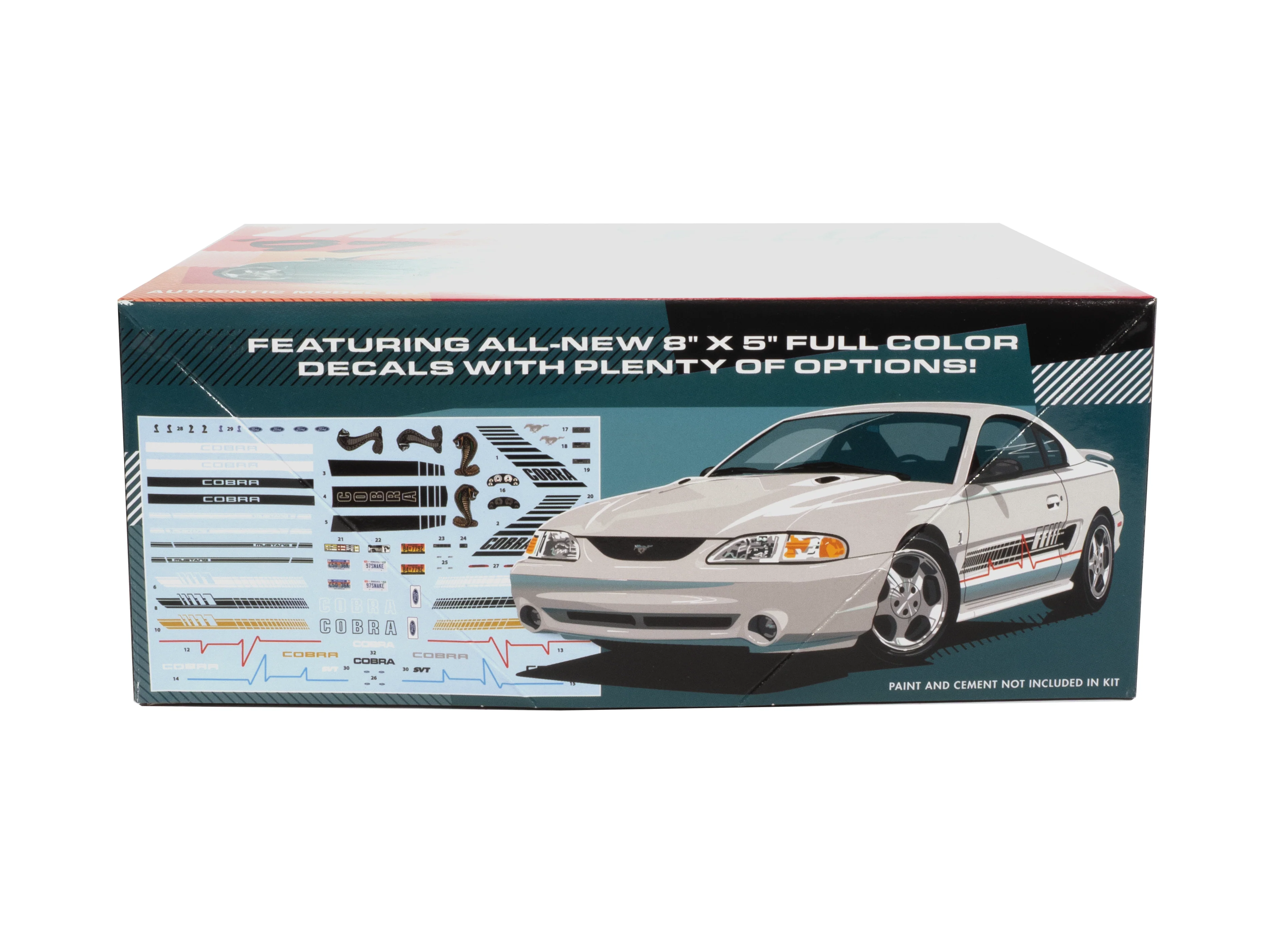 AMT 1997 Ford Mustang Cobra 1:25 Scale Model Kit - Image 5