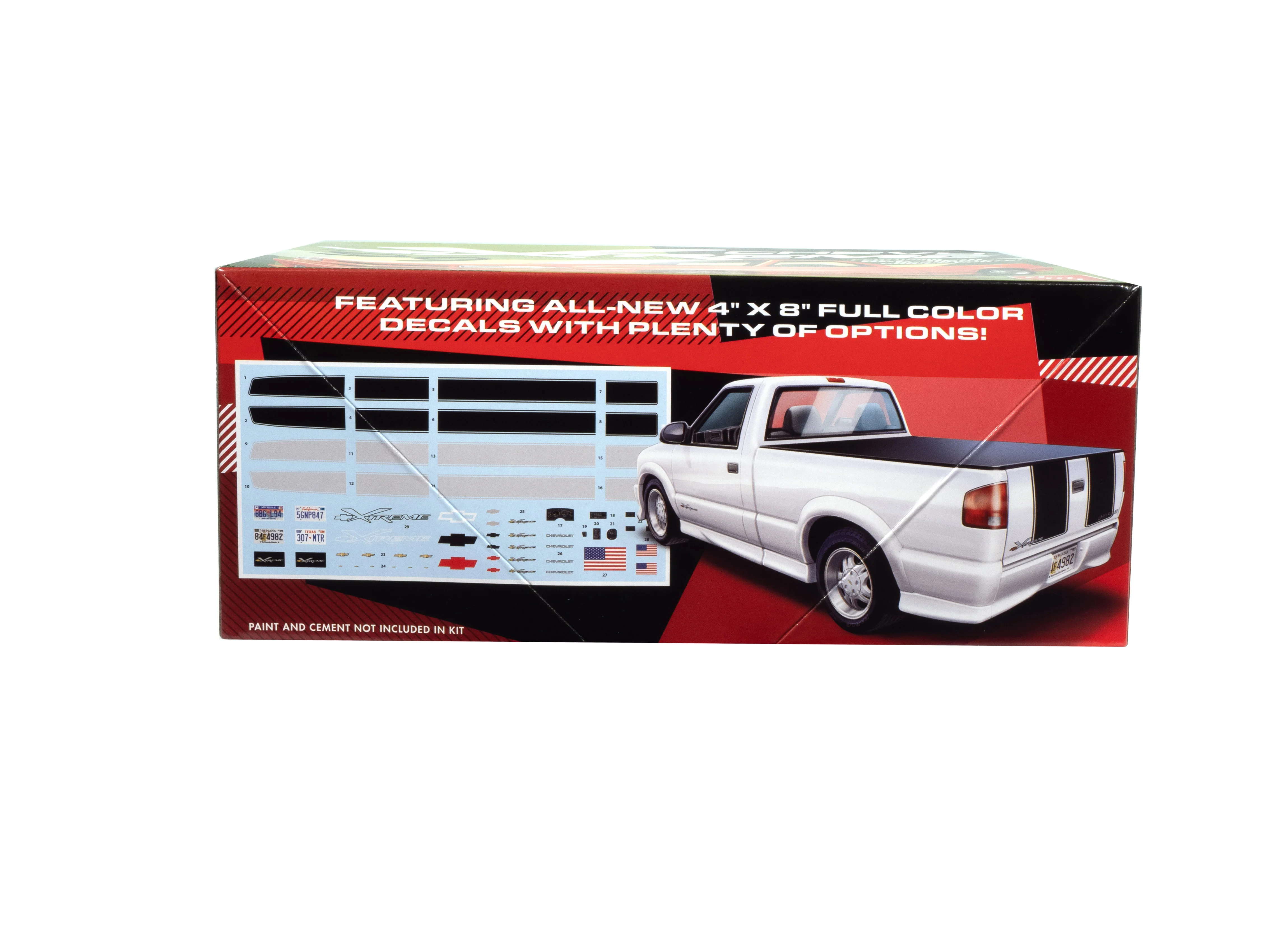 AMT 1999 Chevy S-10 Xtreme Pickup 1:25 Scale Model Kit - Image 4