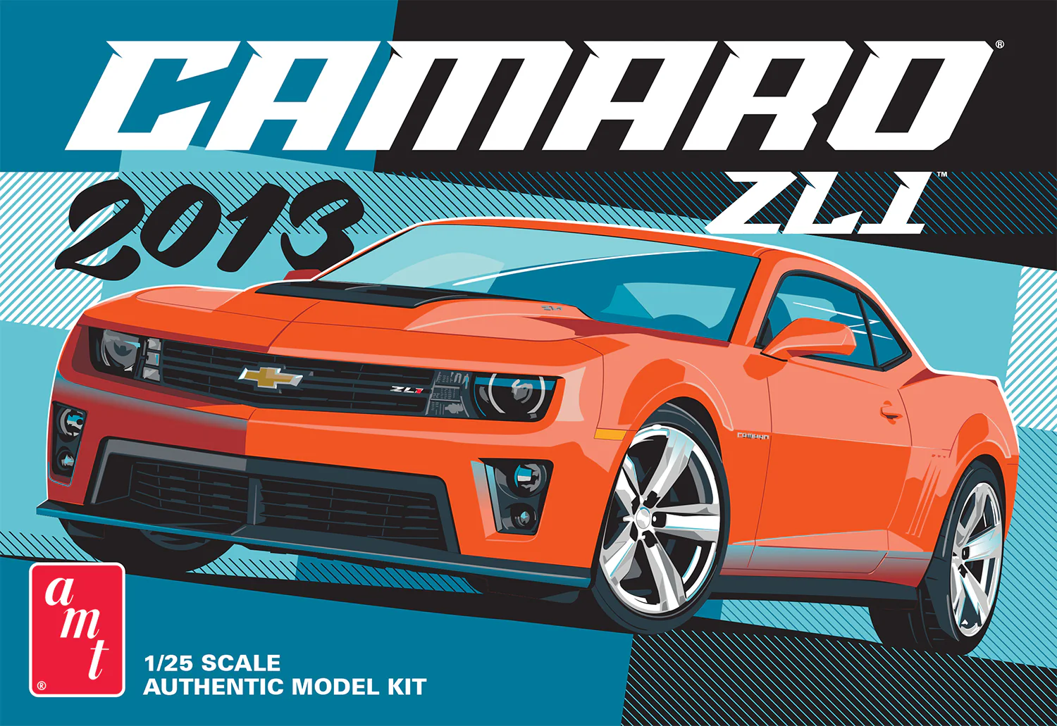 AMT 2013 Chevy Camaro ZL1 1:25 Scale Model Kit - Image 5