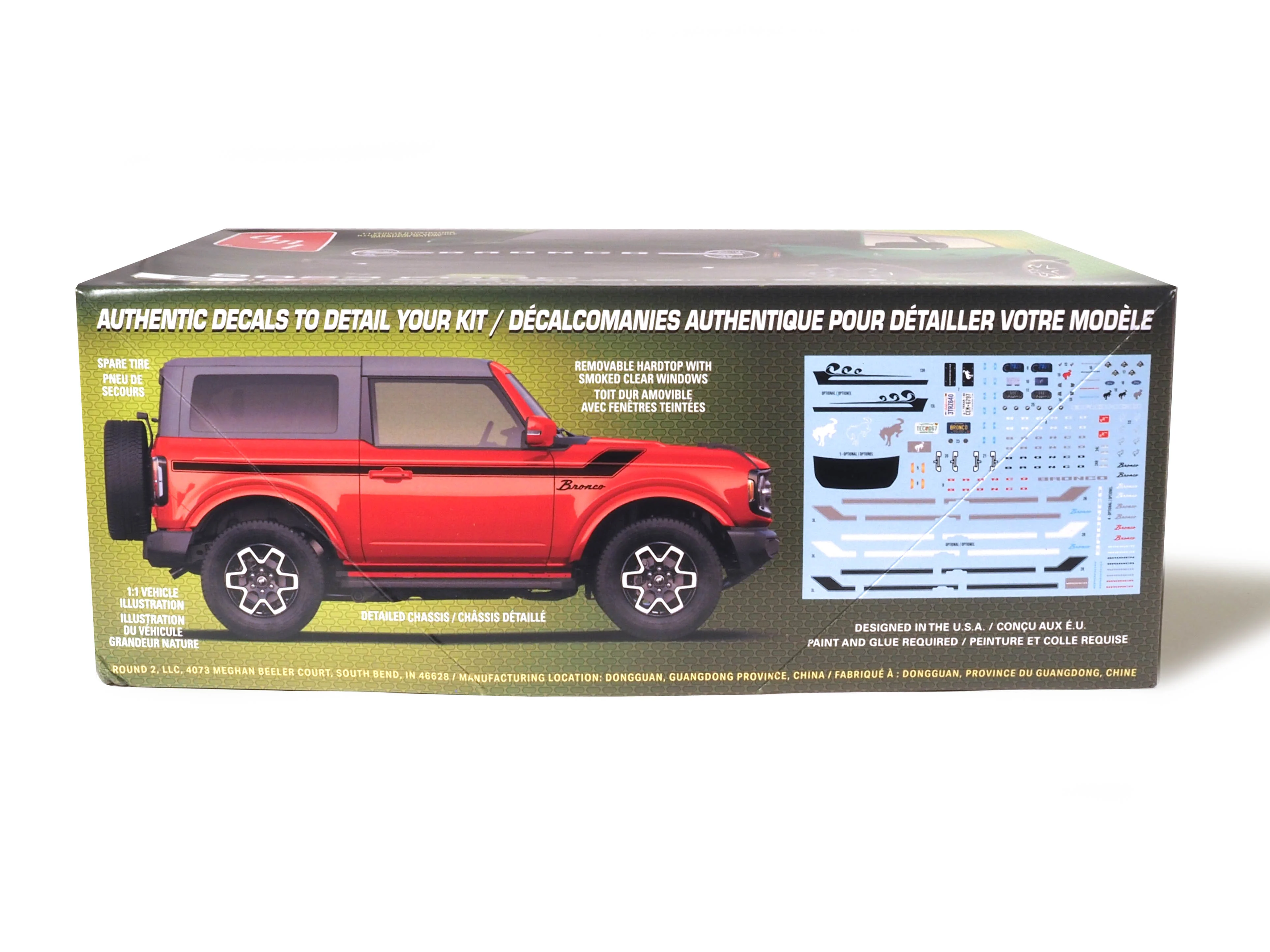 AMT 2023 Ford Bronco Outer Banks 1:25 Scale Model Kit - Image 4