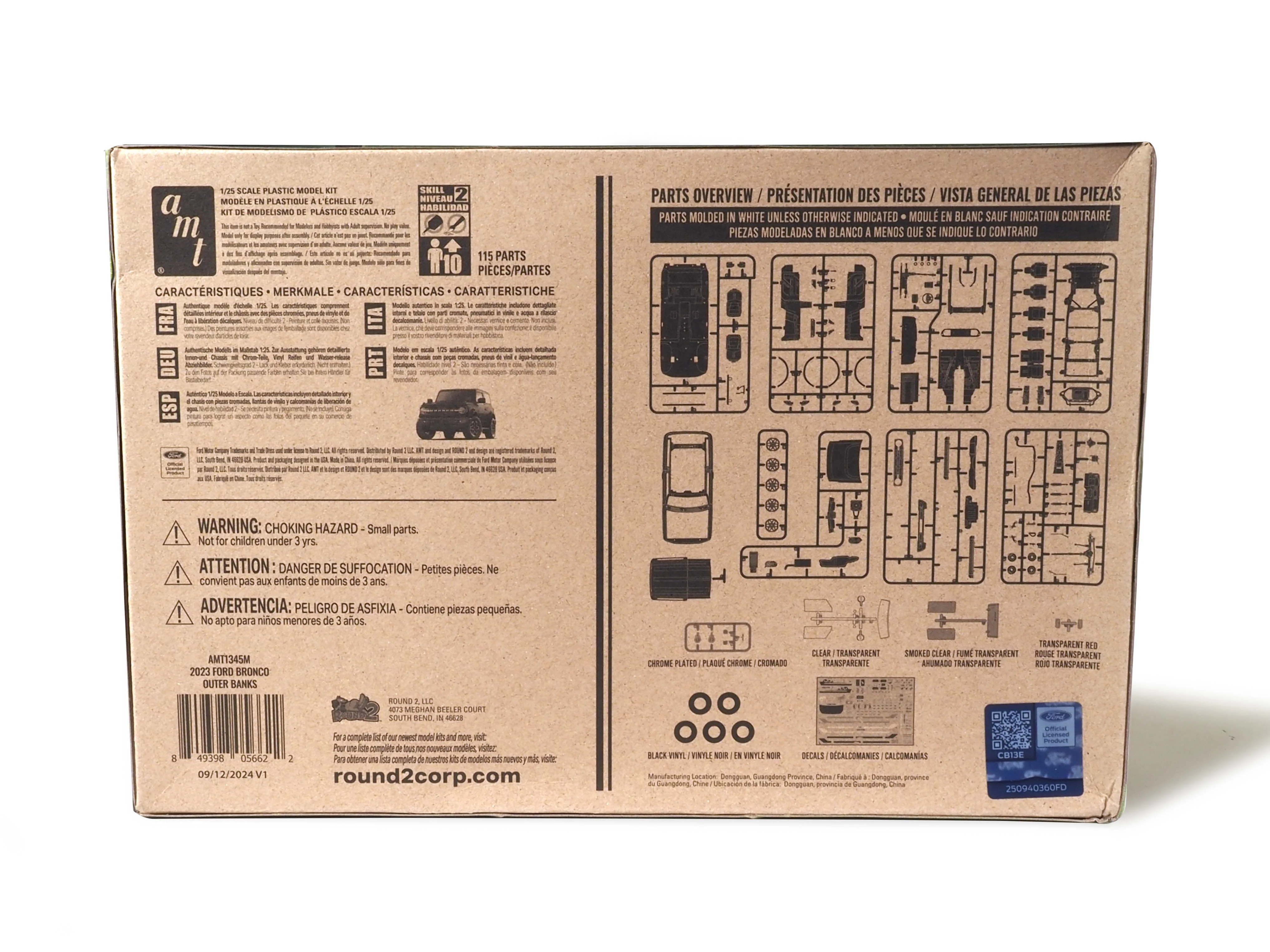 AMT 2023 Ford Bronco Outer Banks 1:25 Scale Model Kit - Image 6
