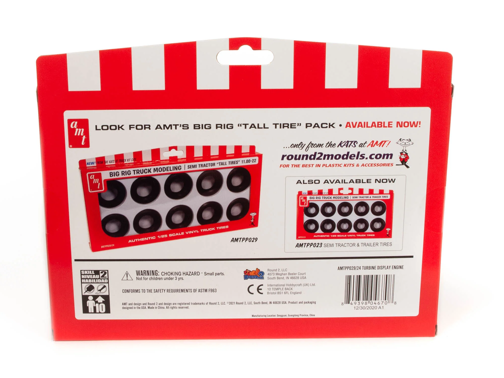 AMT Big Rig Turbine Engine Parts Pack 1:25 Scale Model Kit - Image 3