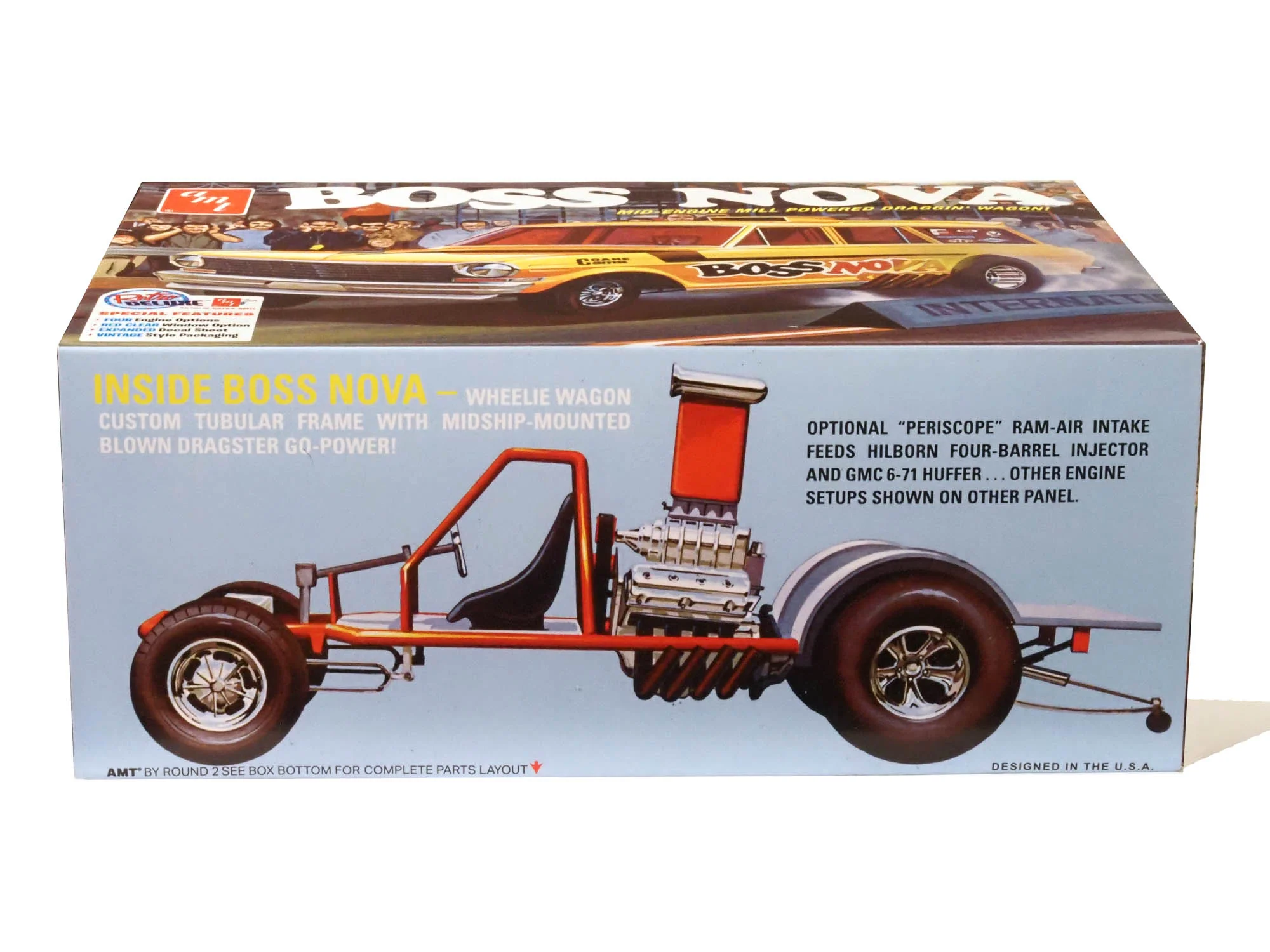 AMT Boss Nova Funny Car 1:25 Scale Model Kit - Image 4