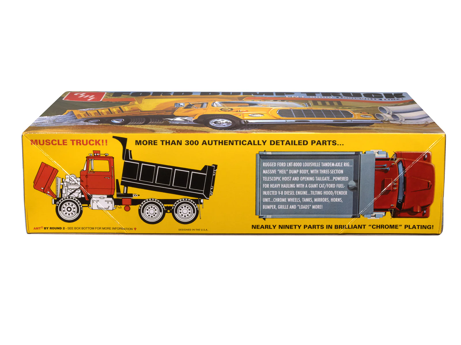 AMT Ford LNT-8000 Louisville Dump Truck 1:25 Scale Model Kit - Image 3