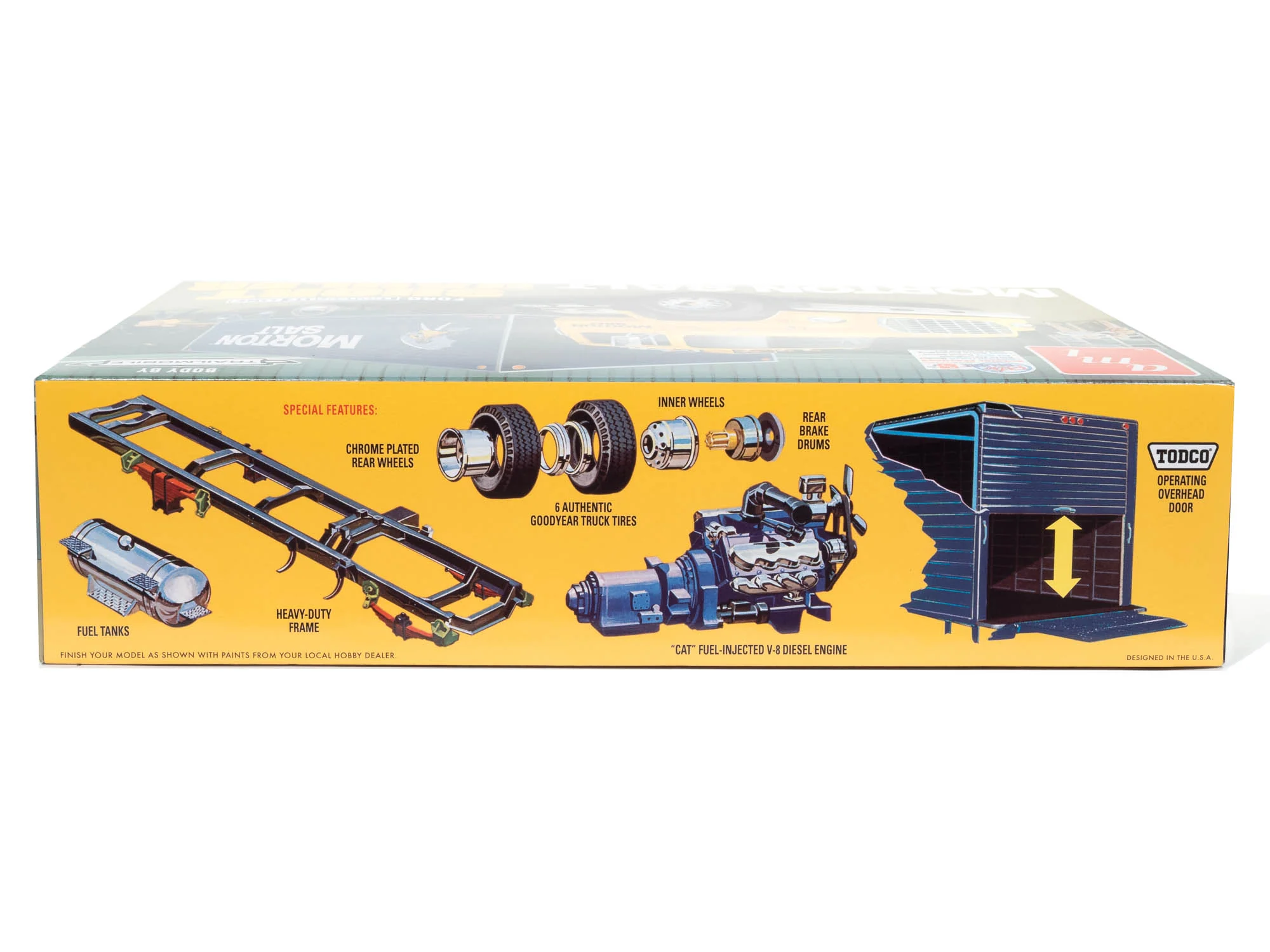 AMT Ford Louisville Short Hauler Morton Salt 1:25 Scale Model Kit - Image 3