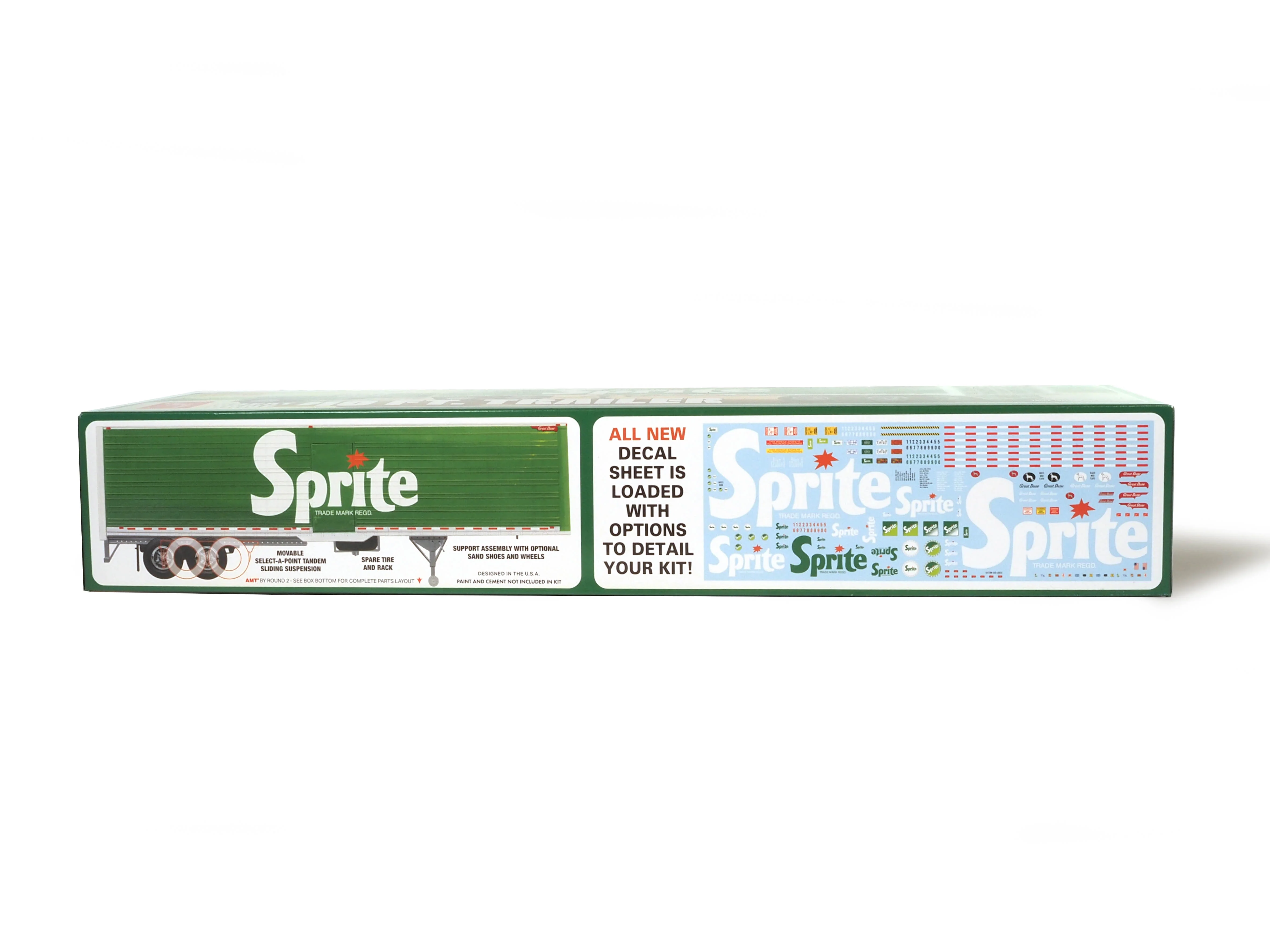 AMT Great Dane Dry Goods Trailer Sprite 1:25 Scale Model Kit - Image 5