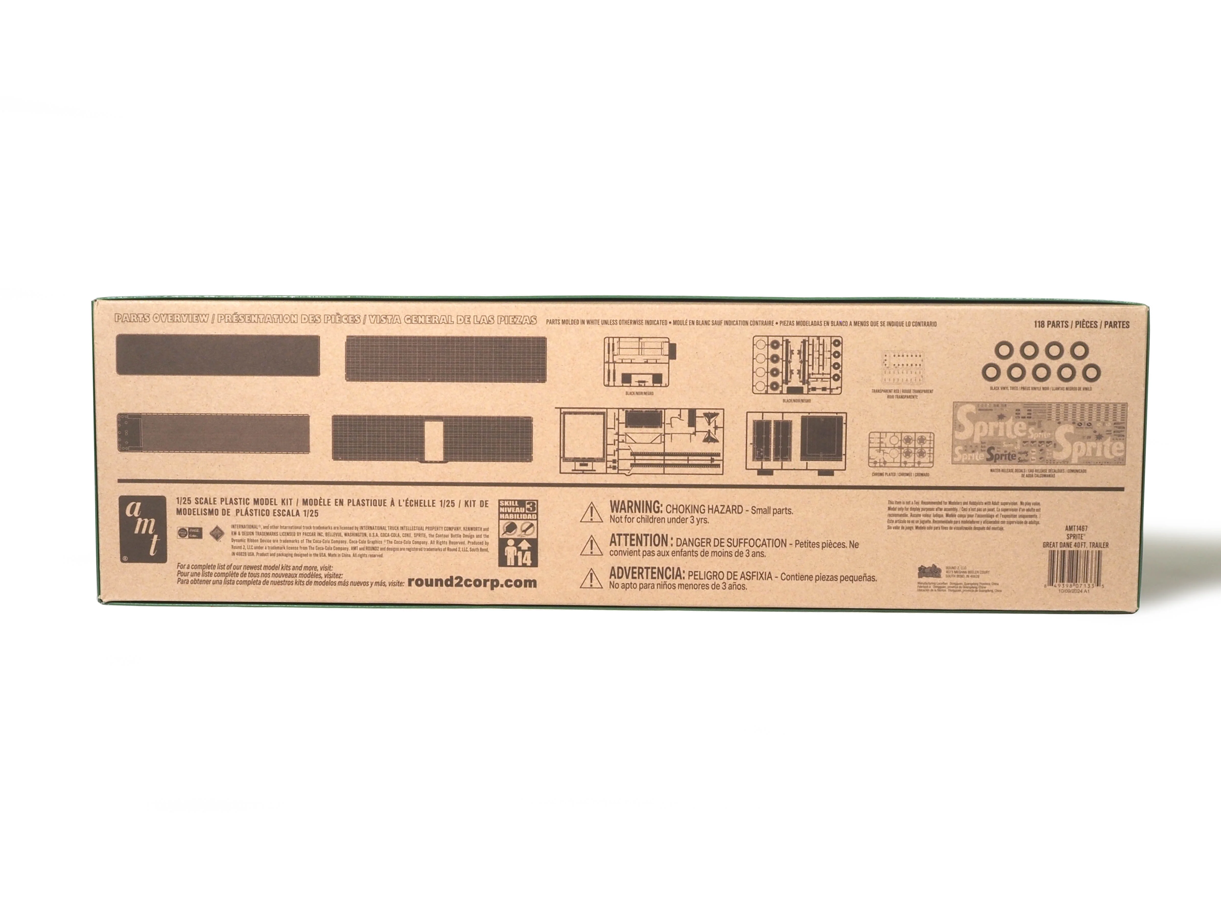 AMT Great Dane Dry Goods Trailer Sprite 1:25 Scale Model Kit - Image 6