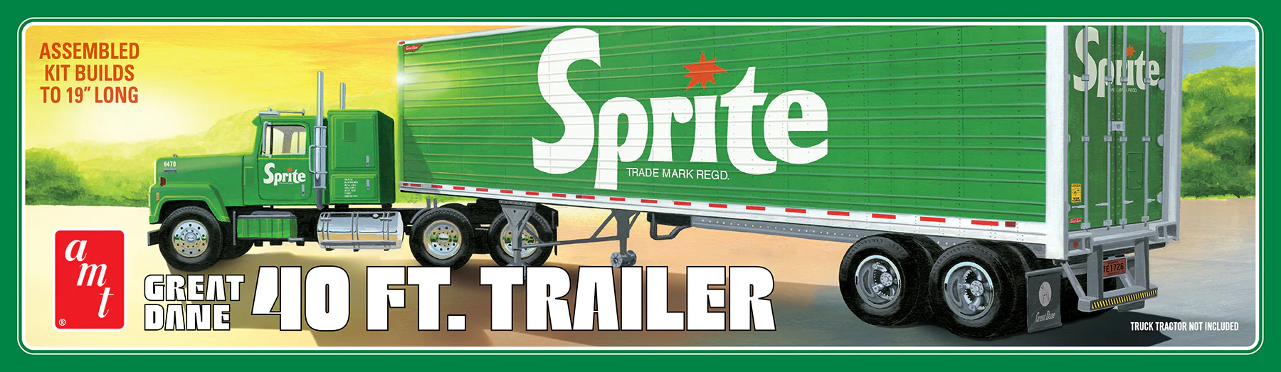 AMT Great Dane Dry Goods Trailer Sprite 1:25 Scale Model Kit - Image 7