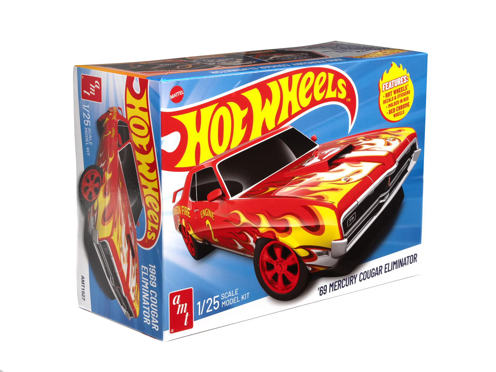 AMT Hot Wheels 1969 Mercury Cougar Eliminator 1:25 Scale Model Kit