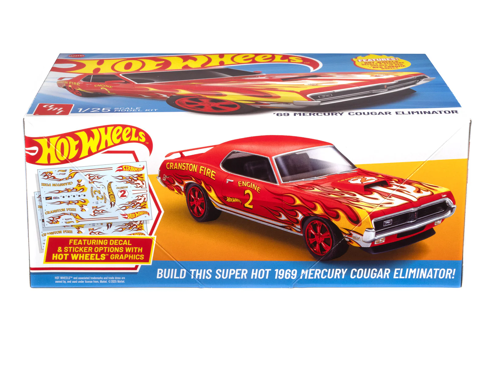 AMT Hot Wheels 1969 Mercury Cougar Eliminator 1:25 Scale Model Kit - Image 2