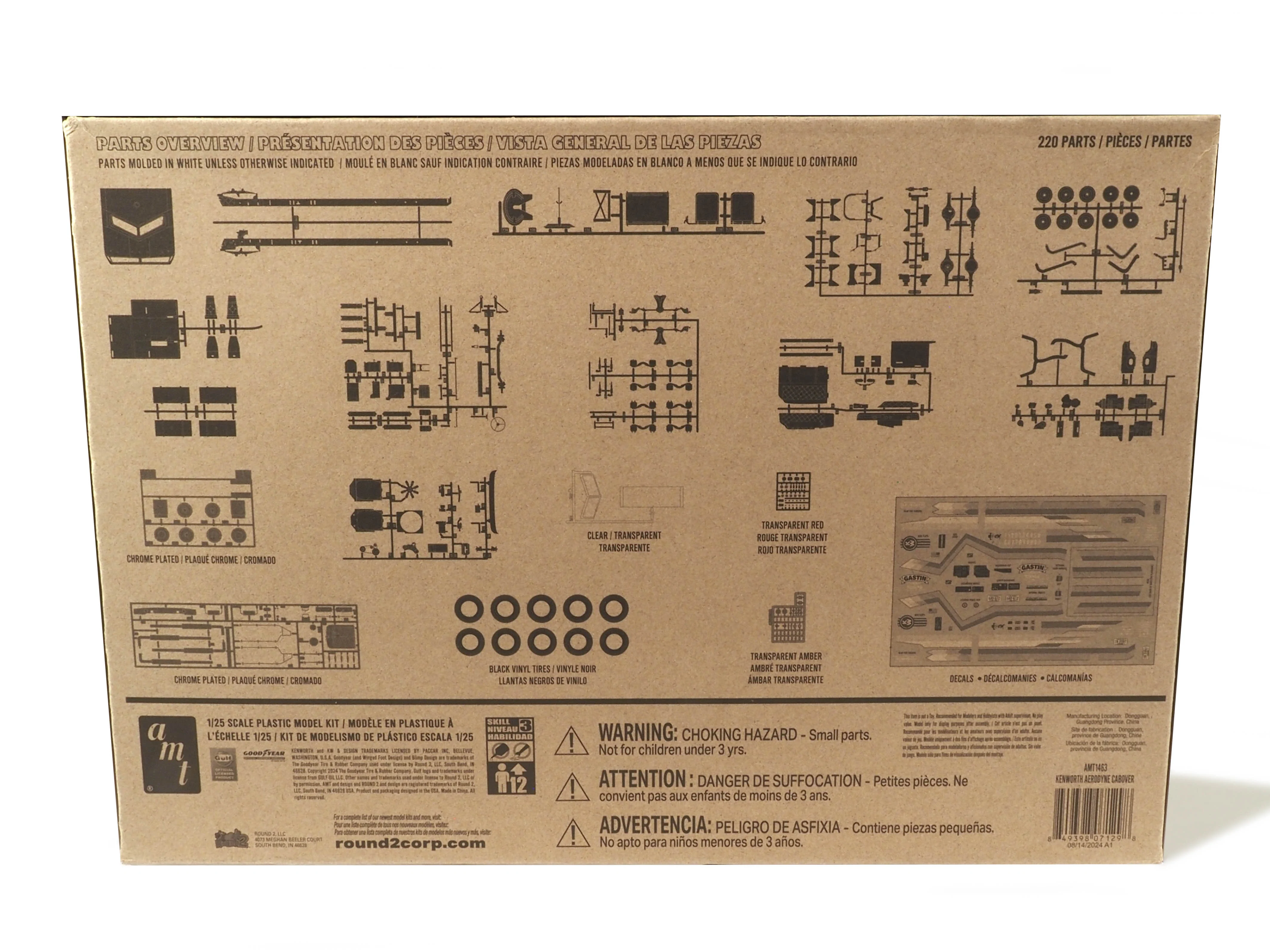 AMT Kenworth Aerodyne Cabover 1:25 Scale Model Kit - Image 4