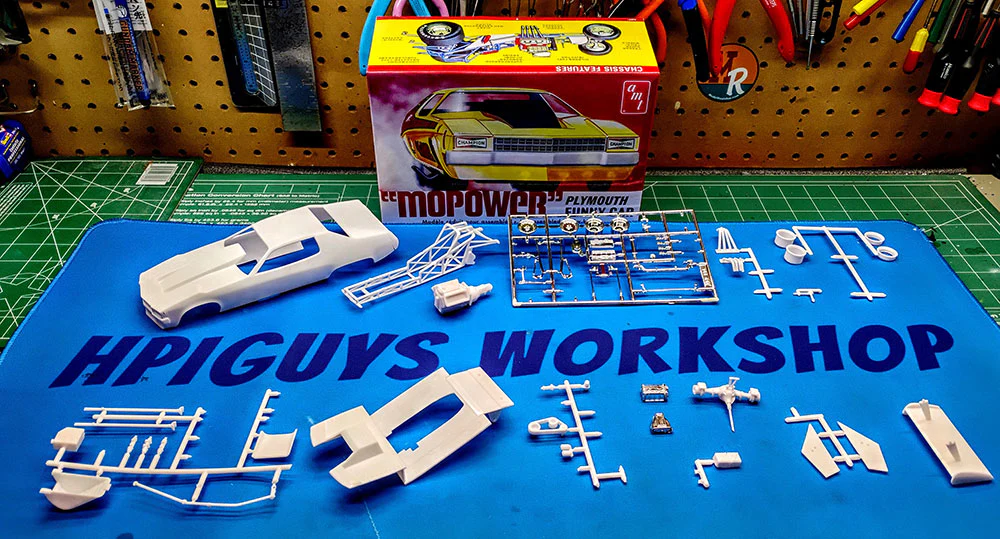 AMT "Mopower" Plymouth Funny Car 1:25 Scale Model Kit - Image 5