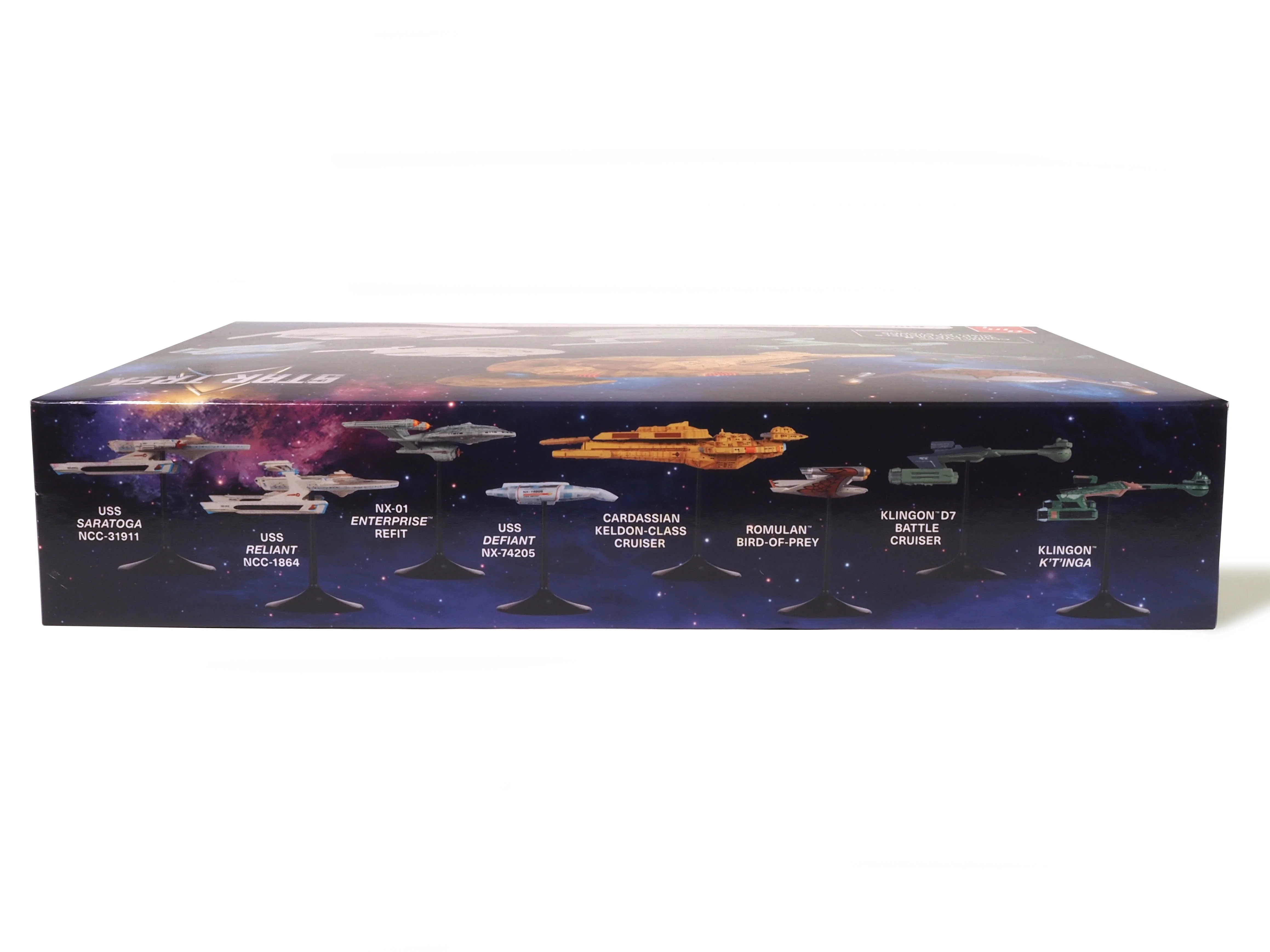 AMT Star Trek Adversaries & Allies Ship Set 1:2500 Scale Model Kit - Image 2