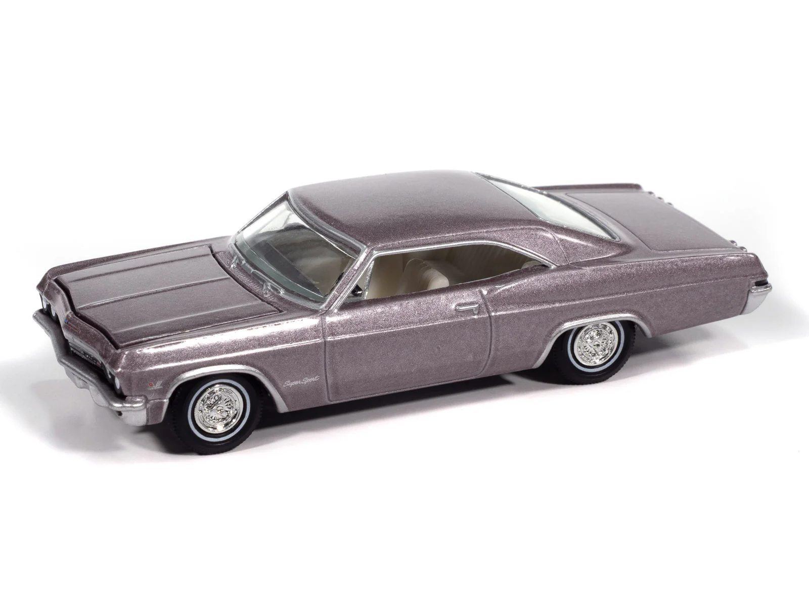 Auto World 1965 Chevy Impala SS 396 (Evening Orchid Poly) (AW Exclusive) 1:64 Diecast - Image 2
