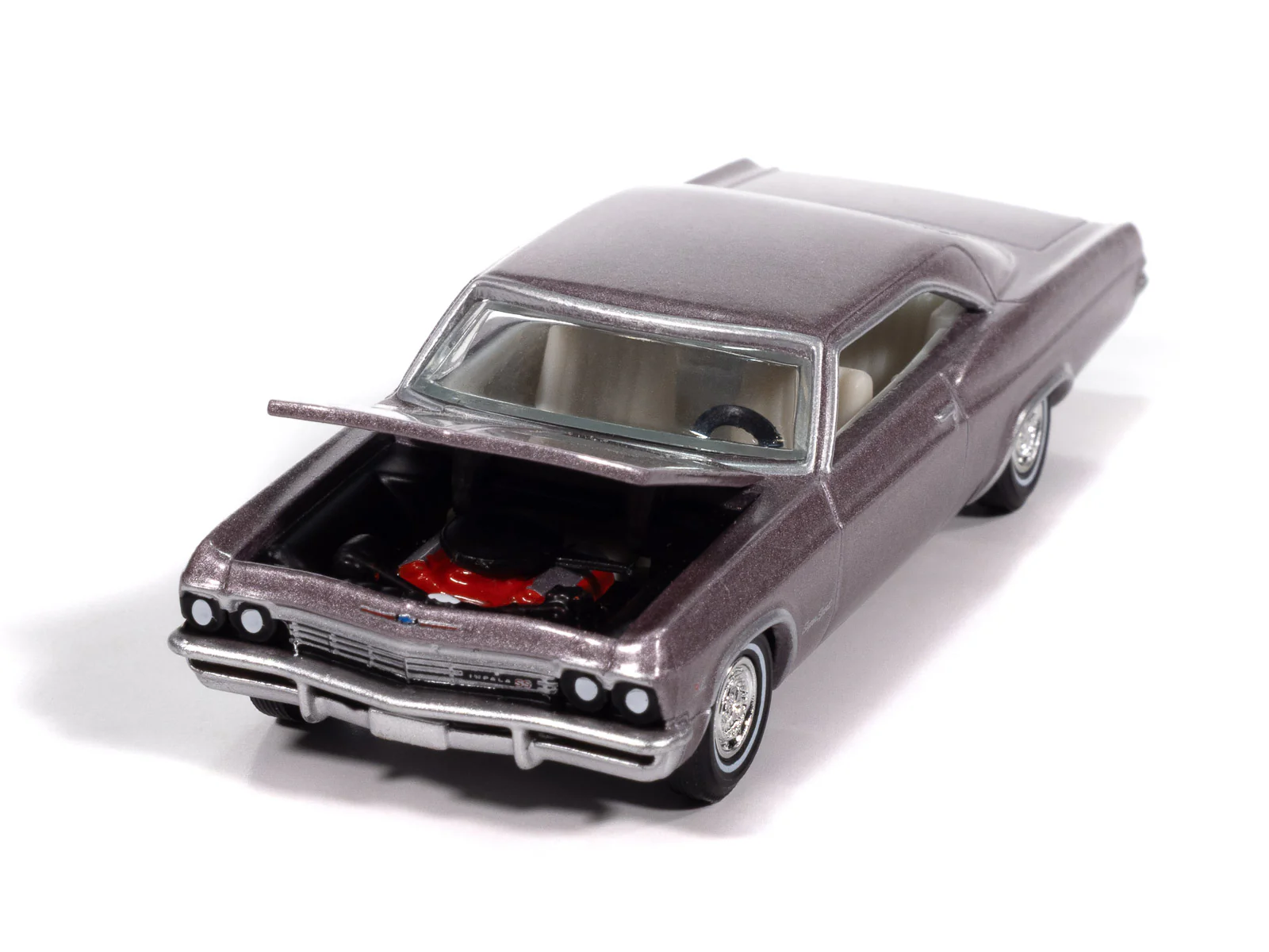 Auto World 1965 Chevy Impala SS 396 (Evening Orchid Poly) (AW Exclusive) 1:64 Diecast - Image 5