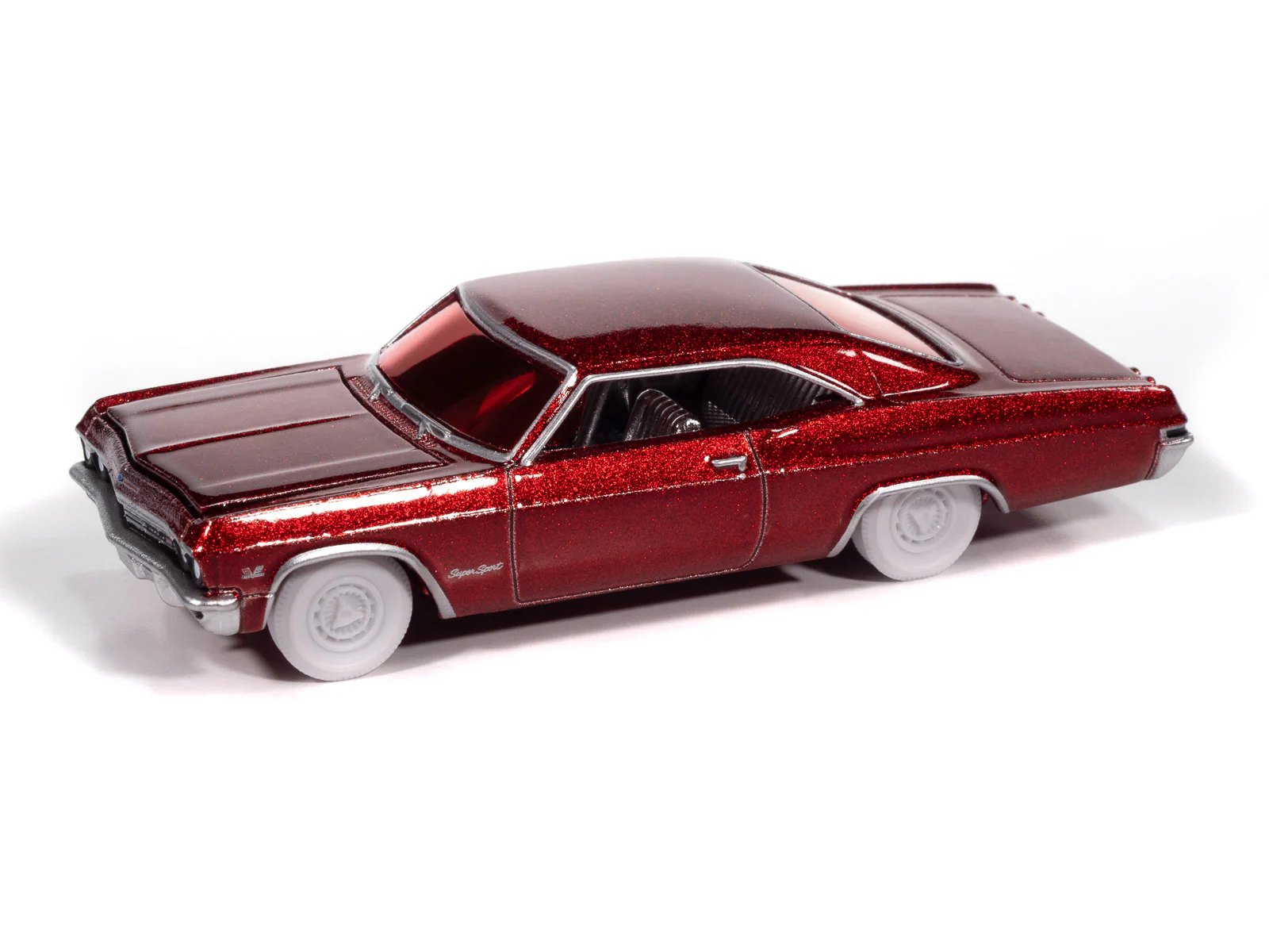 Auto World 1965 Chevy Impala SS 396 (Evening Orchid Poly) (AW Exclusive) 1:64 Diecast - Image 6