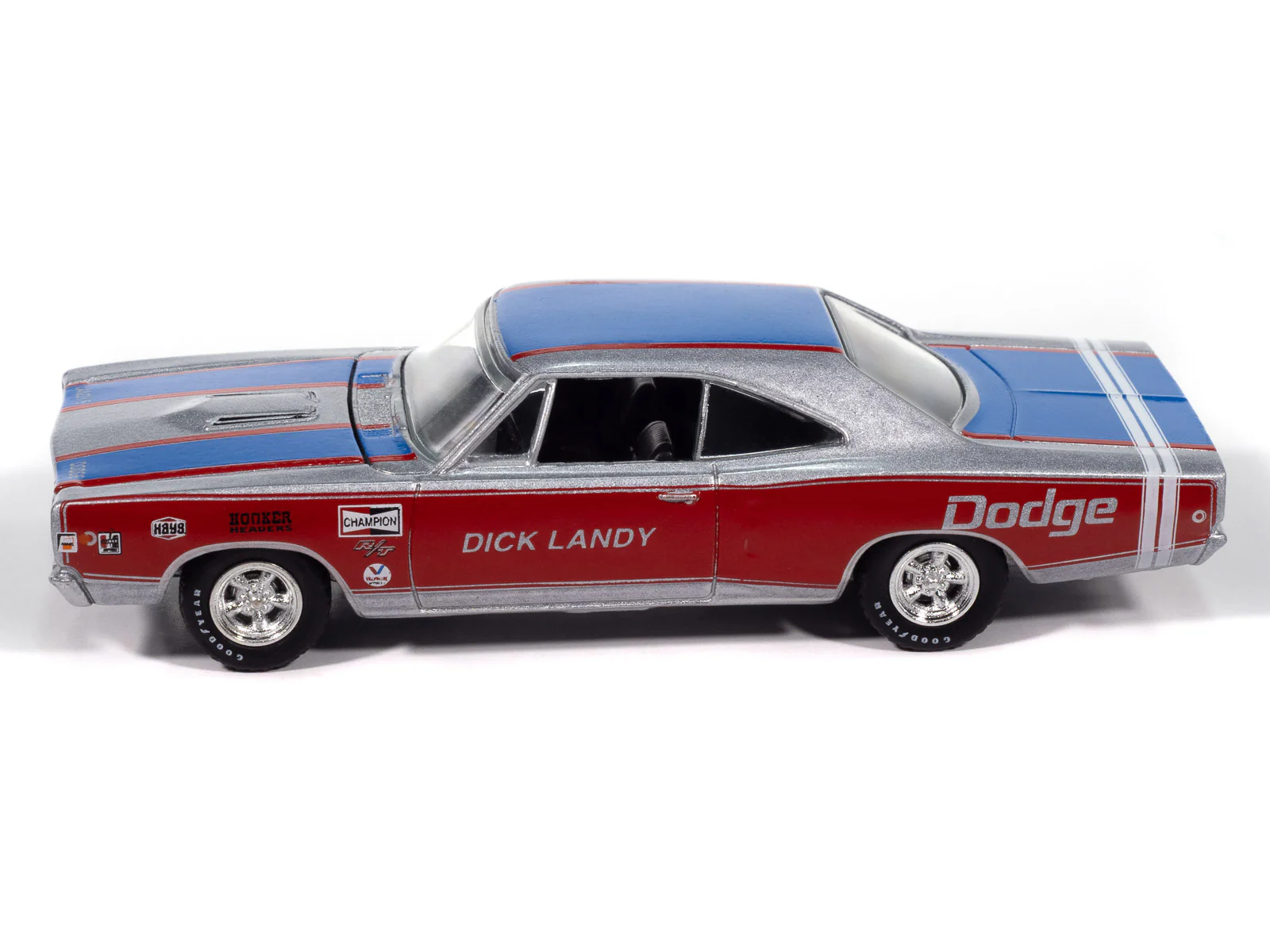 Auto World 1968 Dodge Coronet R/T (Dick Landy) (AW Exclusive) 1:64 Diecast - Image 4
