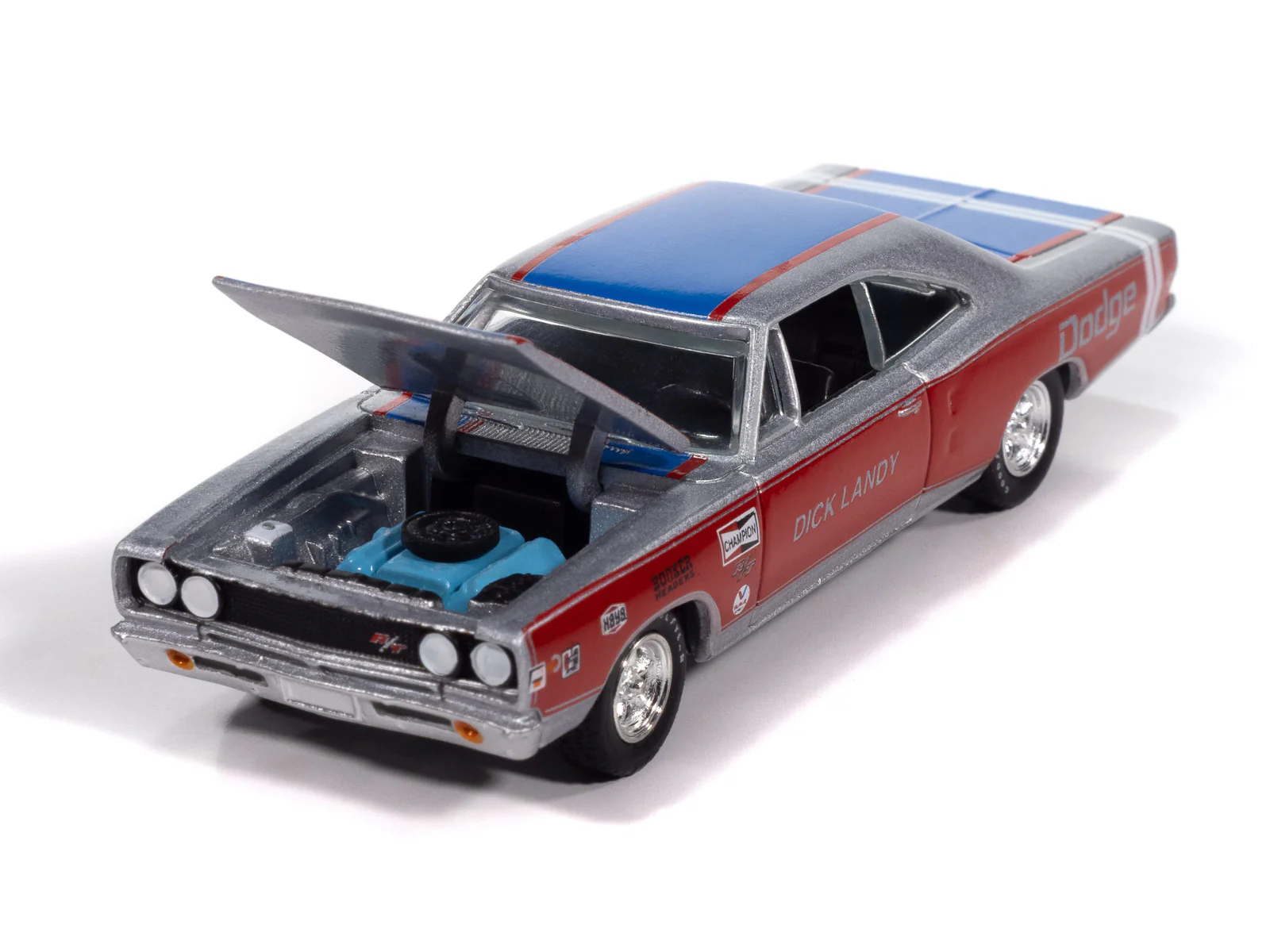 Auto World 1968 Dodge Coronet R/T (Dick Landy) (AW Exclusive) 1:64 Diecast - Image 5