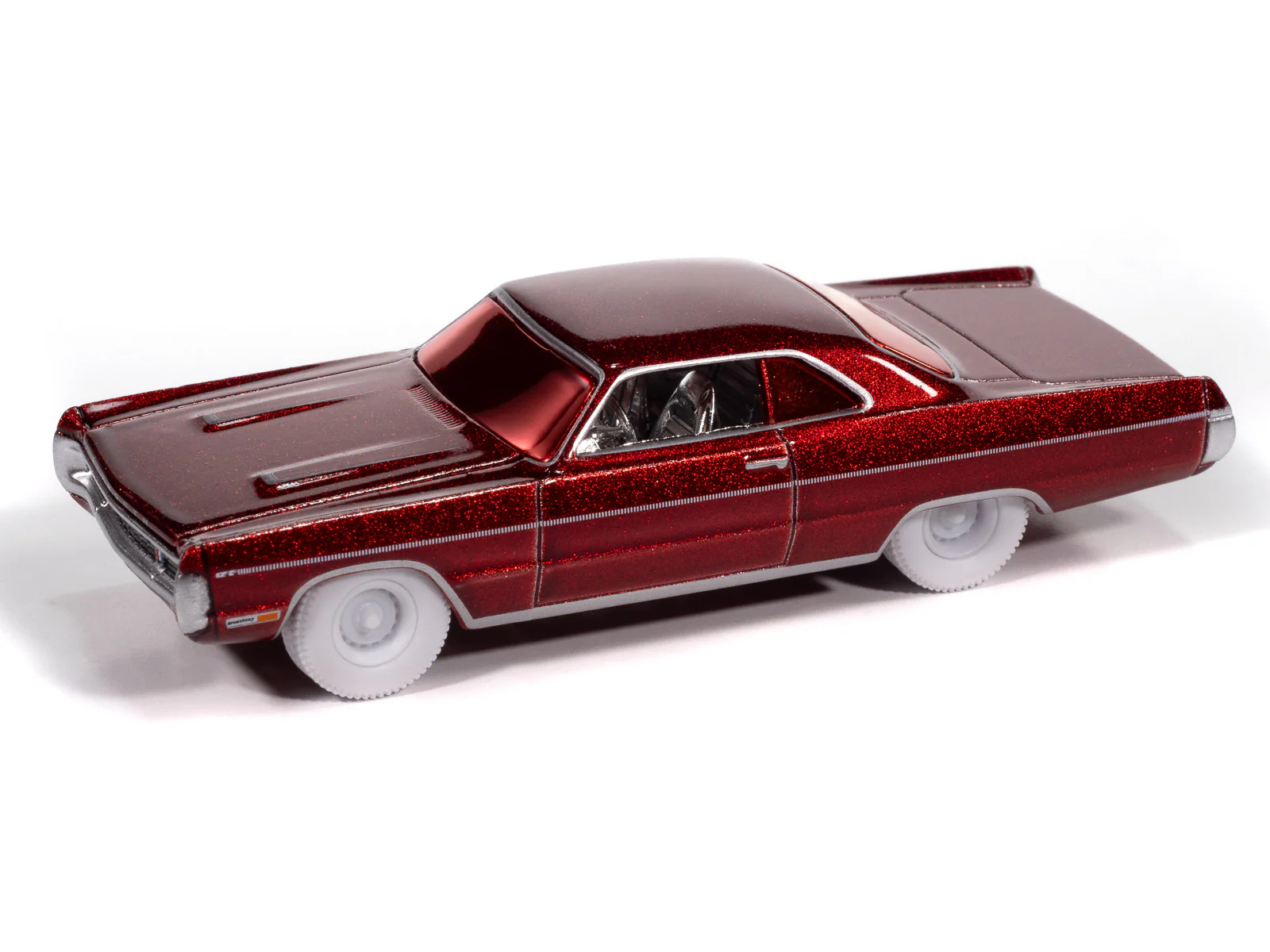 Auto World 1970 Plymouth Sport Fury GT (Black Velvet) (AW Exclusive) 1:64 Diecast - Image 6