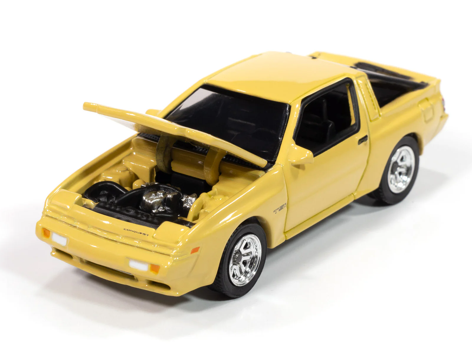 Auto World 1988 Chrysler Conquest TSi (San Marino Yellow) 1:64 Diecast - Image 3