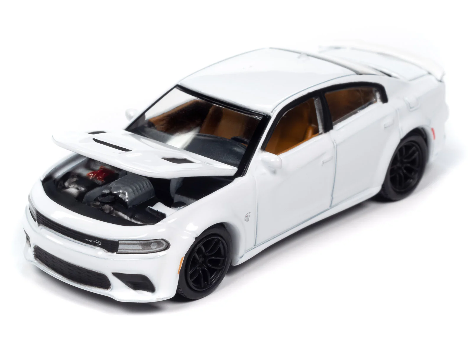 Auto World 2021 Dodge Charger SRT Hellcat Redeye (White Knuckle) 1:64 Diecast - Image 3
