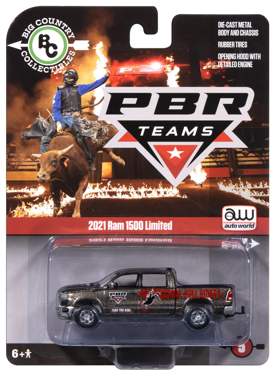 Auto World 2021 Dodge Ram Limited Edition PBR 1:64 Diecast