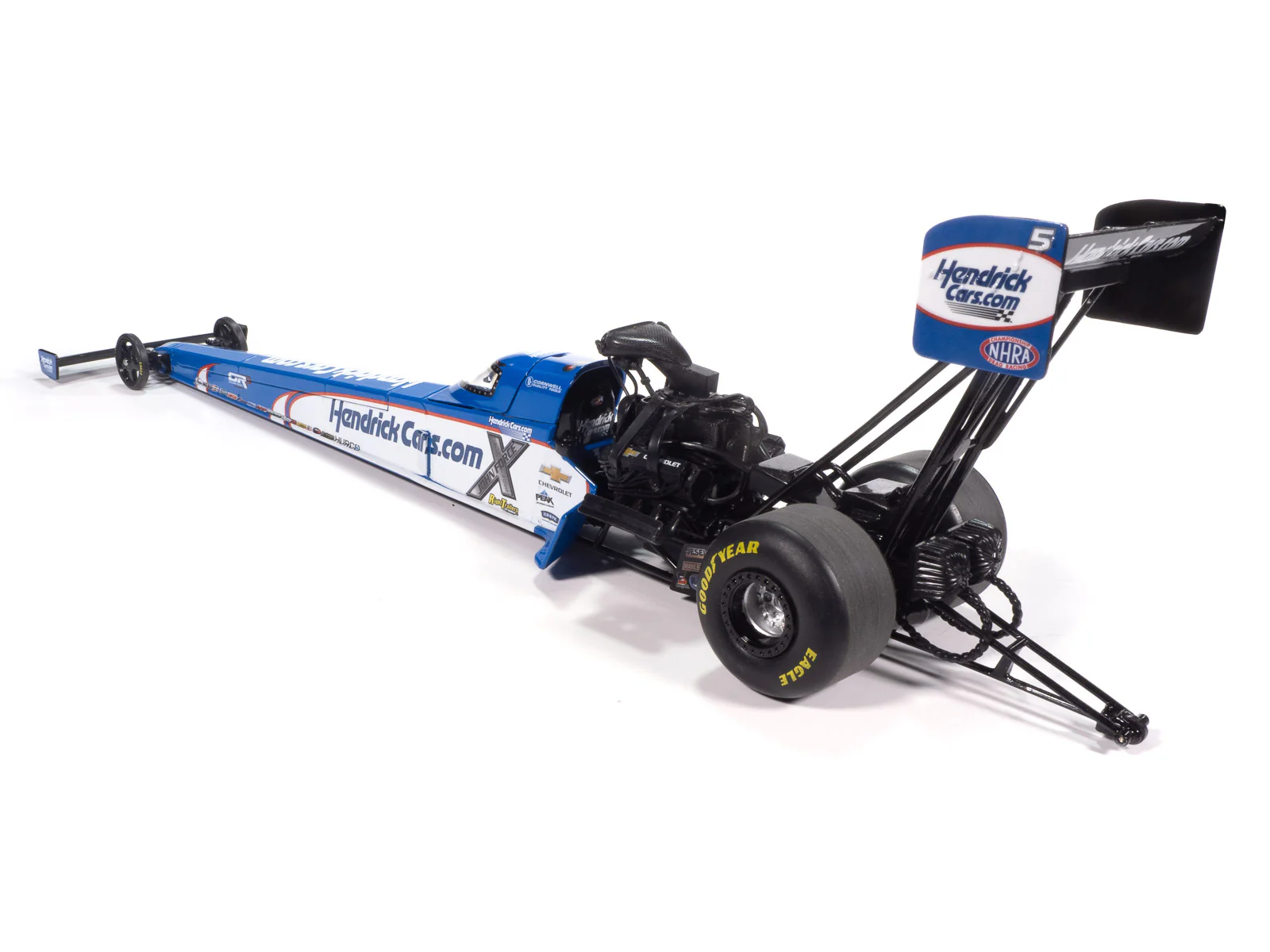 Auto World NHRA 2025 Brittany Force HendrickCars.com Top Fuel Dragster 1:24 Scale Diecast - Image 3