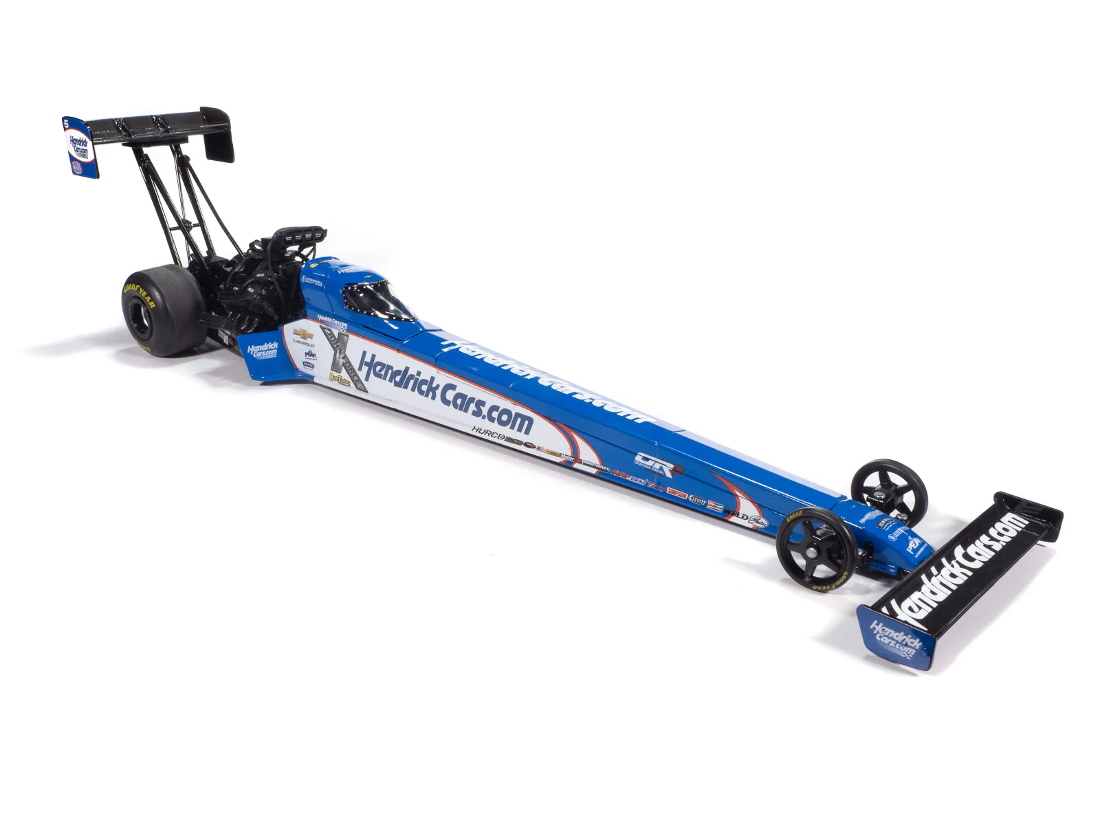 Auto World NHRA 2025 Brittany Force HendrickCars.com Top Fuel Dragster 1:24 Scale Diecast - Image 4