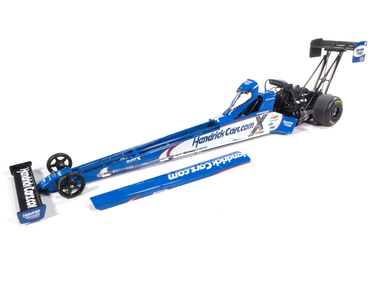 Auto World NHRA 2025 Brittany Force HendrickCars.com Top Fuel Dragster 1:24 Scale Diecast - Image 5