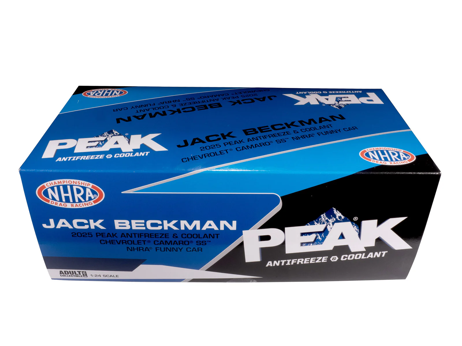 Auto World NHRA 2025 Jack Beckman Peak Chevy Camaro Funny Car 1:24 Scale Diecast - Image 6
