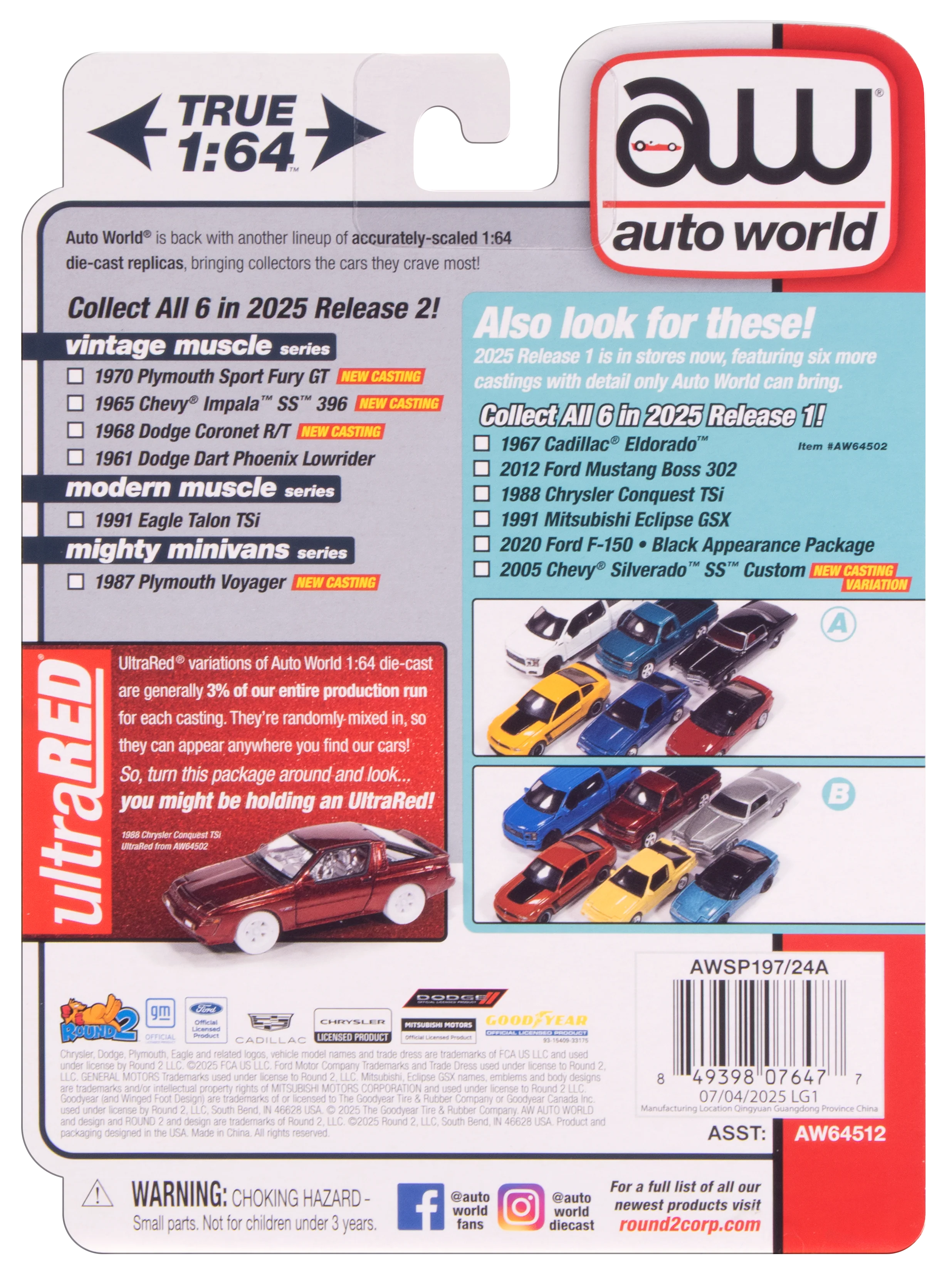 Auto World Premium 2025 Release 2 Set A (6-Car Sealed Case) 1:64 Diecast - Image 9