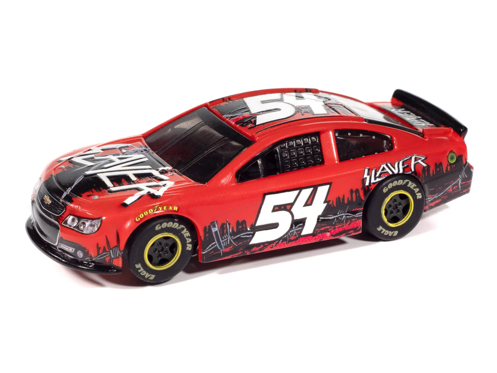 Auto World Super III 2015 Chevy SS Slayer (Red) HO Scale Slot Car - Image 2