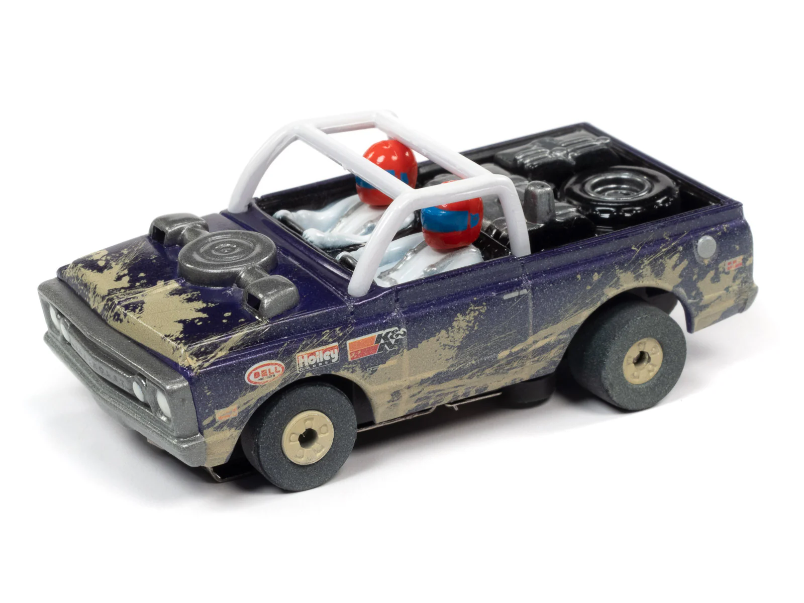 Auto World Thunderjet 1970 Chevrolet Baja Blazer (Purple) HO Scale Slot Car - Image 2