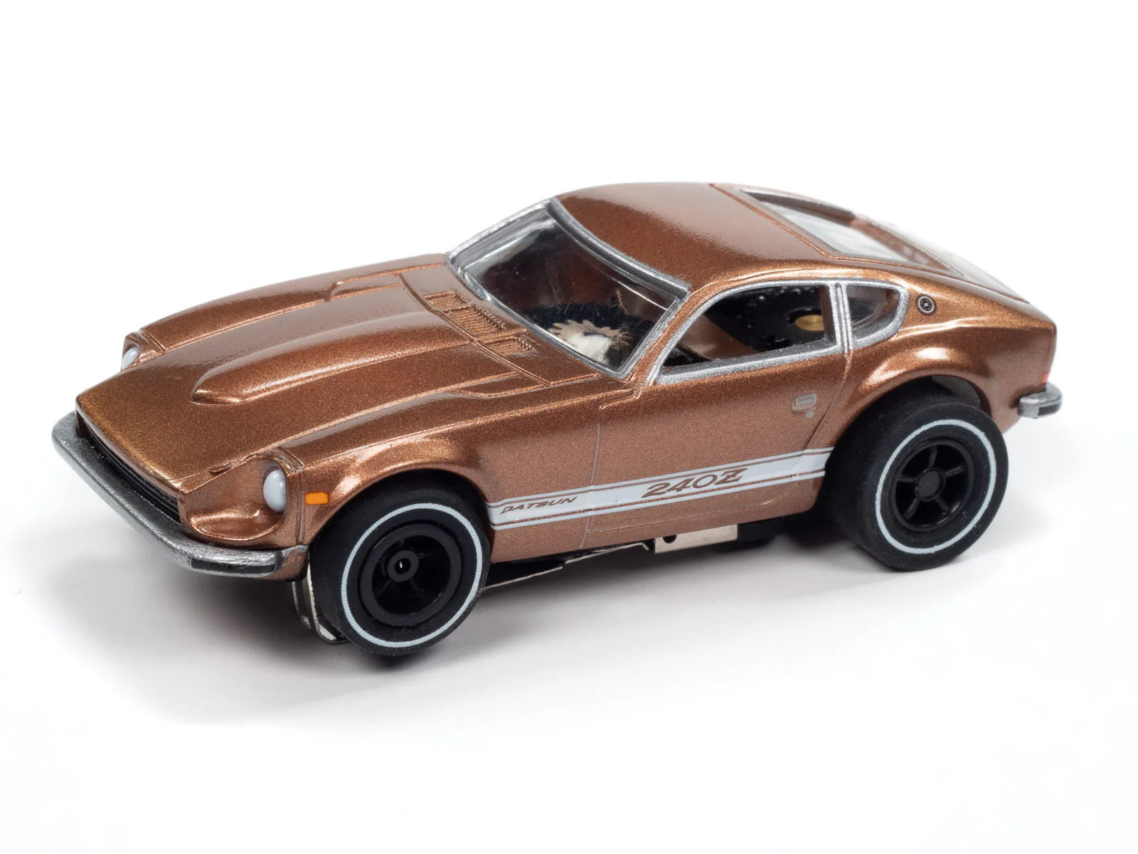 Auto World Xtraction 1973 Datsun 240z (Brown) HO Scale Slot Car - Image 2