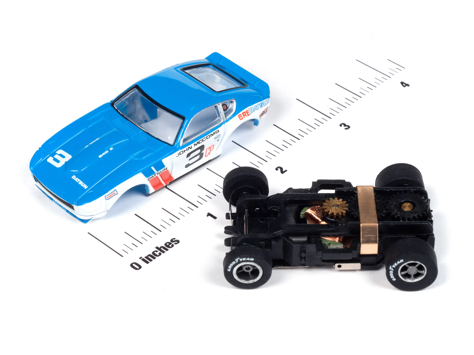 Auto World Xtraction BRE 1971 Datsun 240Z HO Scale Slot Car - Image 3