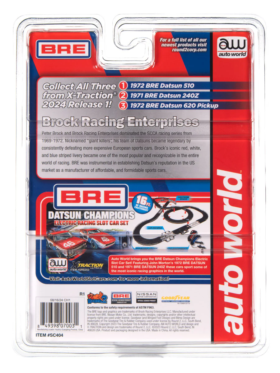 Auto World Xtraction BRE 1971 Datsun 240Z HO Scale Slot Car - Image 5