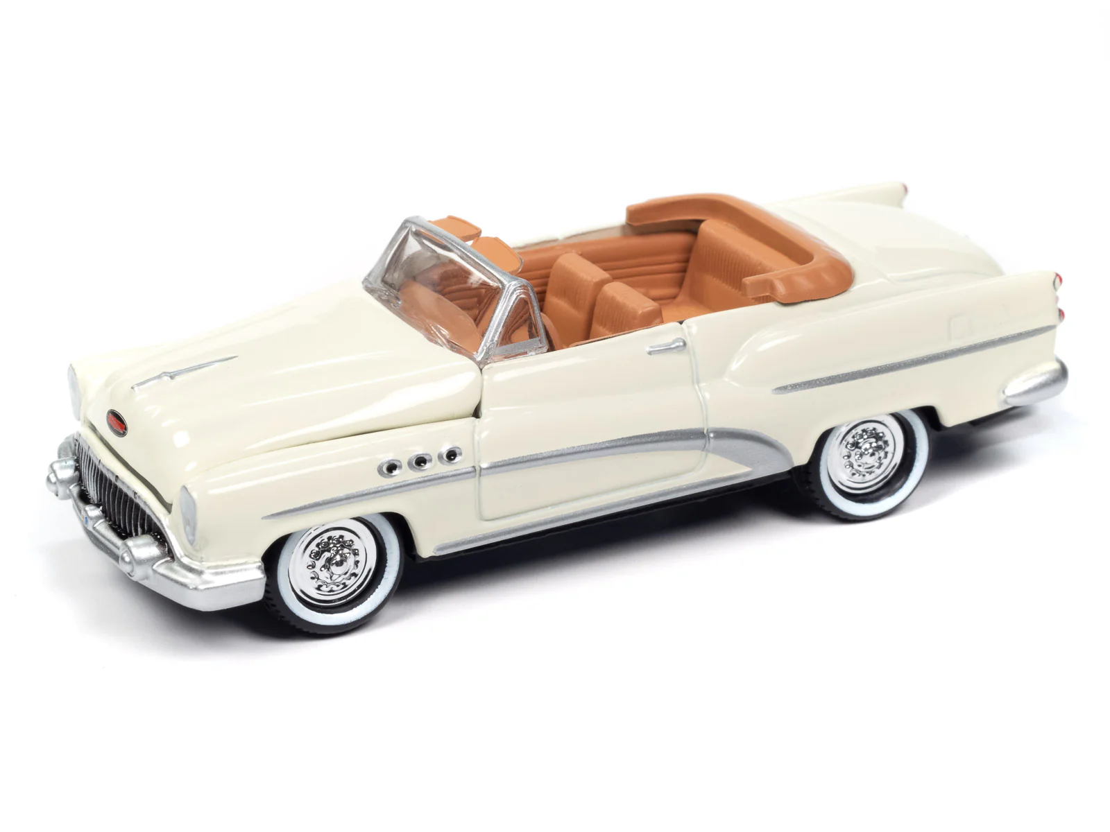 Johnny Lightning 1953 Buick Super w/Travel Trailer 1:64 Diecast - Image 3