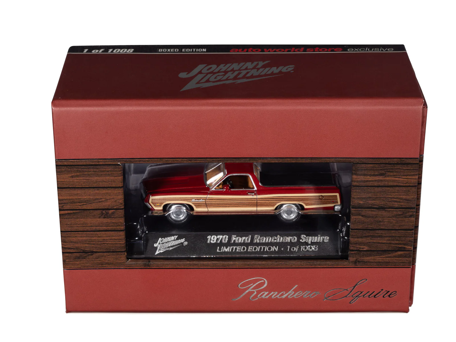 Johnny Lightning 1970 Ford Ranchero Squire (Auto World Store Exclusive) 1:64 Diecast