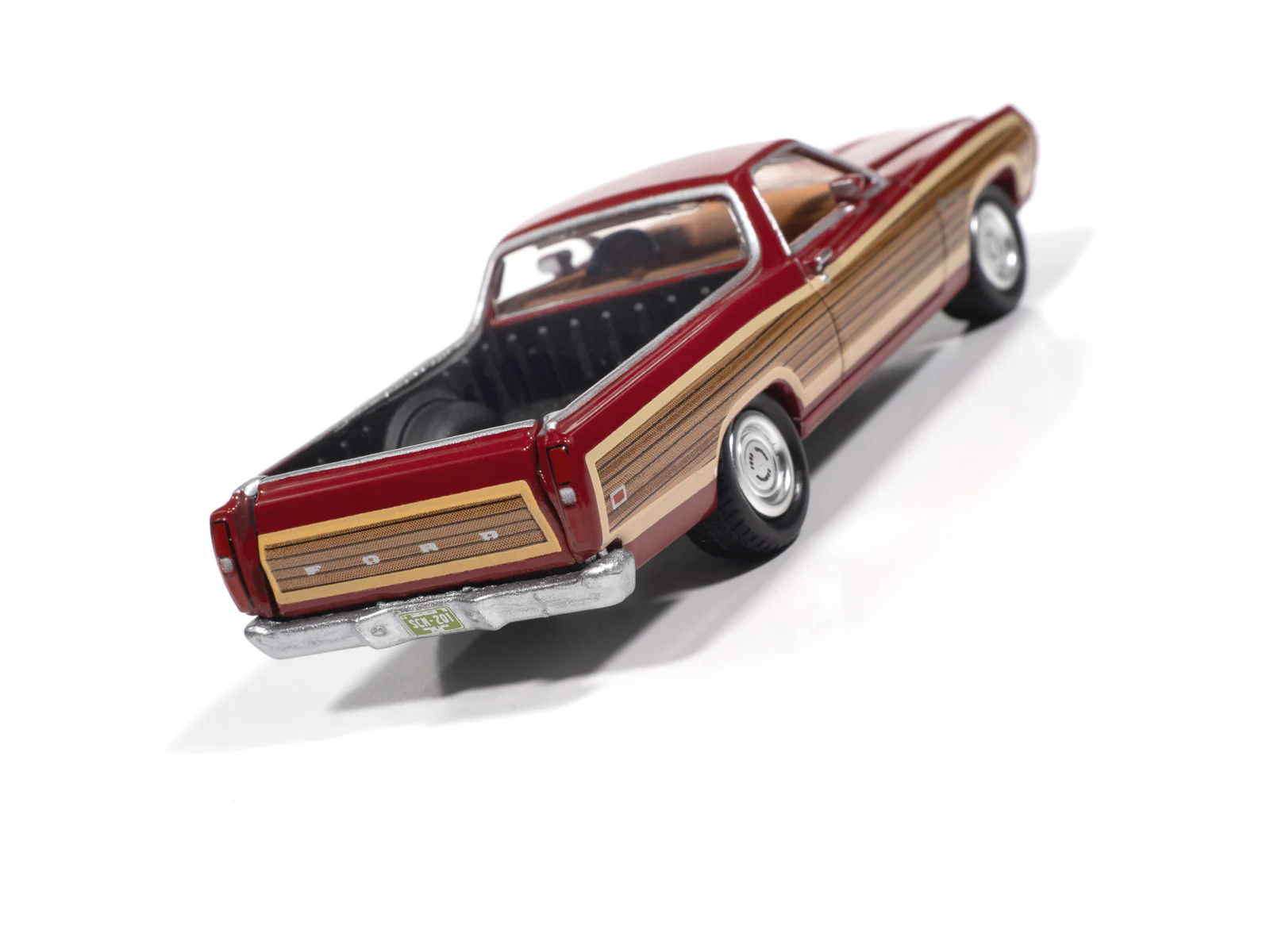 Johnny Lightning 1970 Ford Ranchero Squire (Auto World Store Exclusive) 1:64 Diecast - Image 3