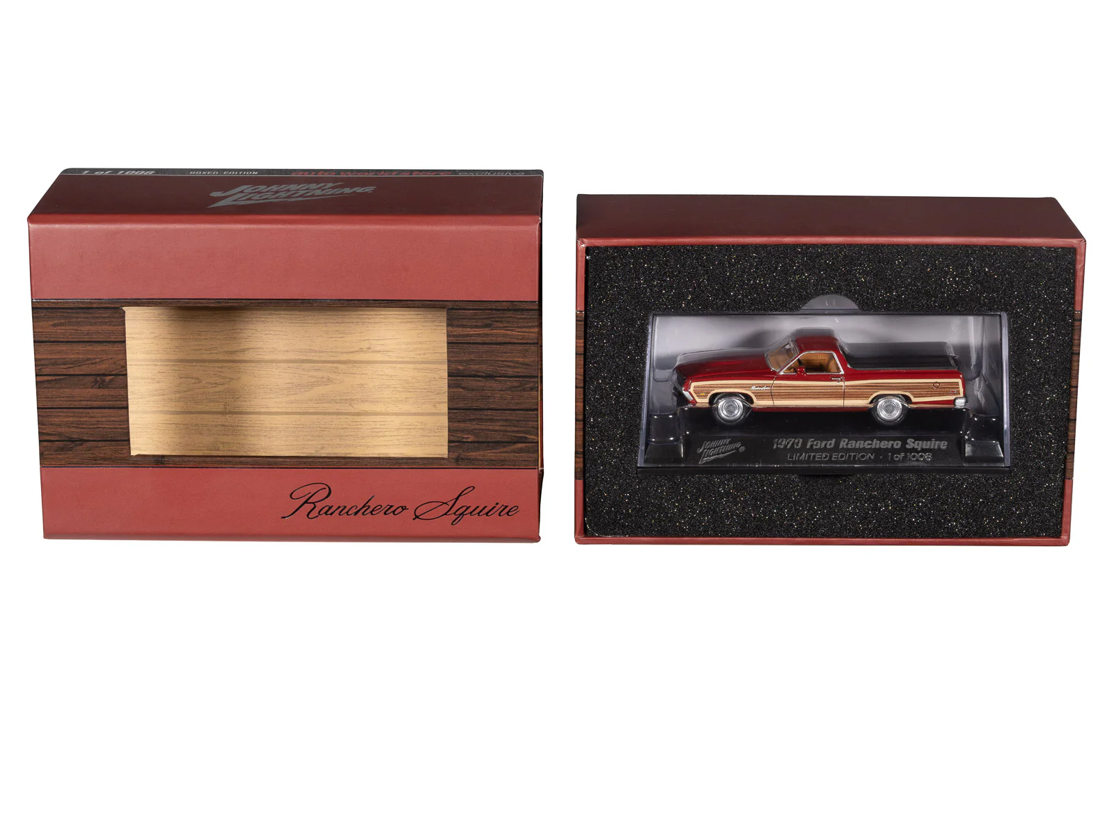 Johnny Lightning 1970 Ford Ranchero Squire (Auto World Store Exclusive) 1:64 Diecast - Image 6