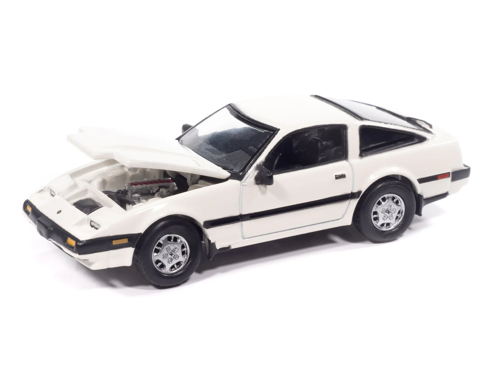 Johnny Lightning 1984 Nissan 300zx (Mint White) with Collector Tin 1:64 Diecast - Image 4